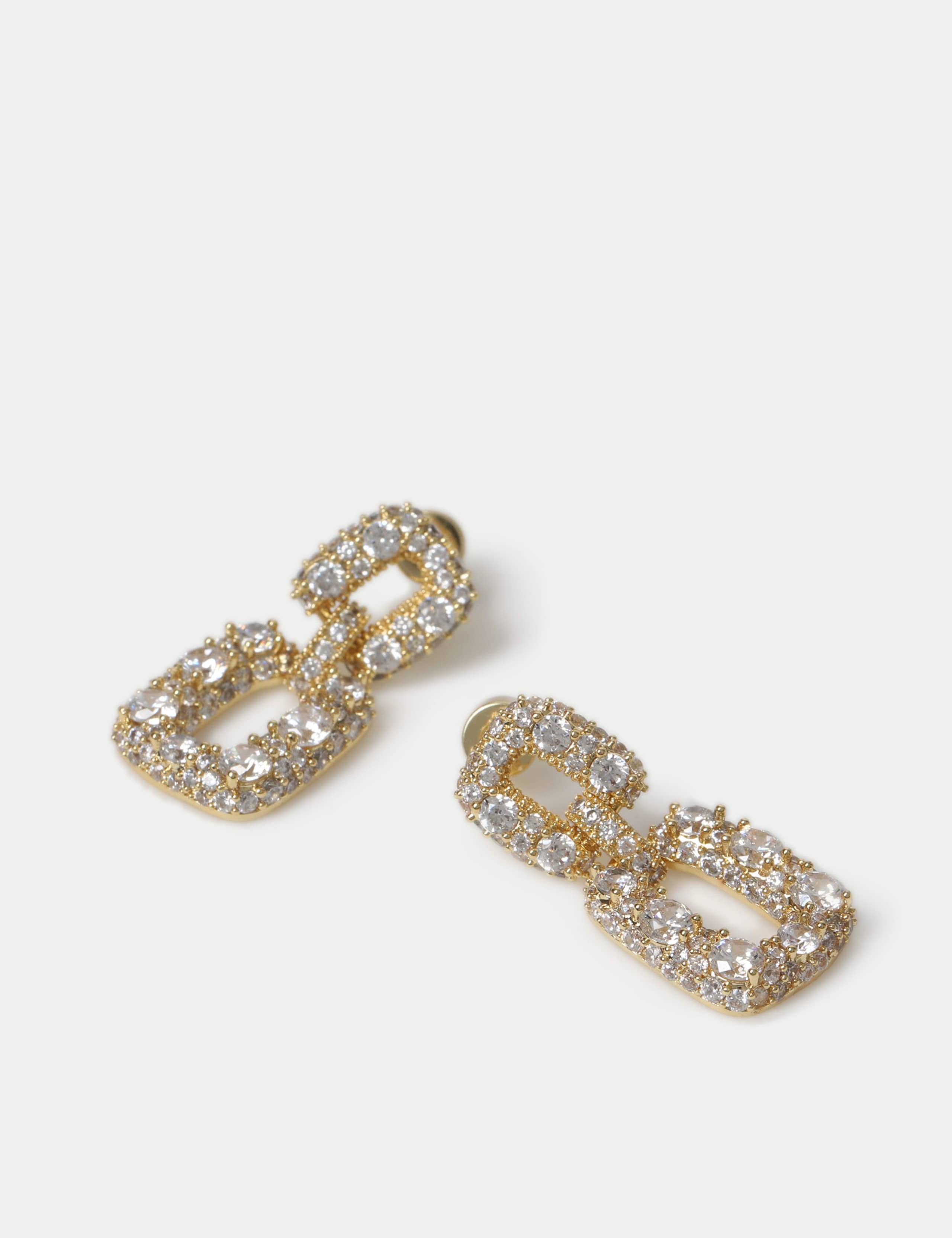 14ct Gold Plated Door Knocker Earrings 2 of 2