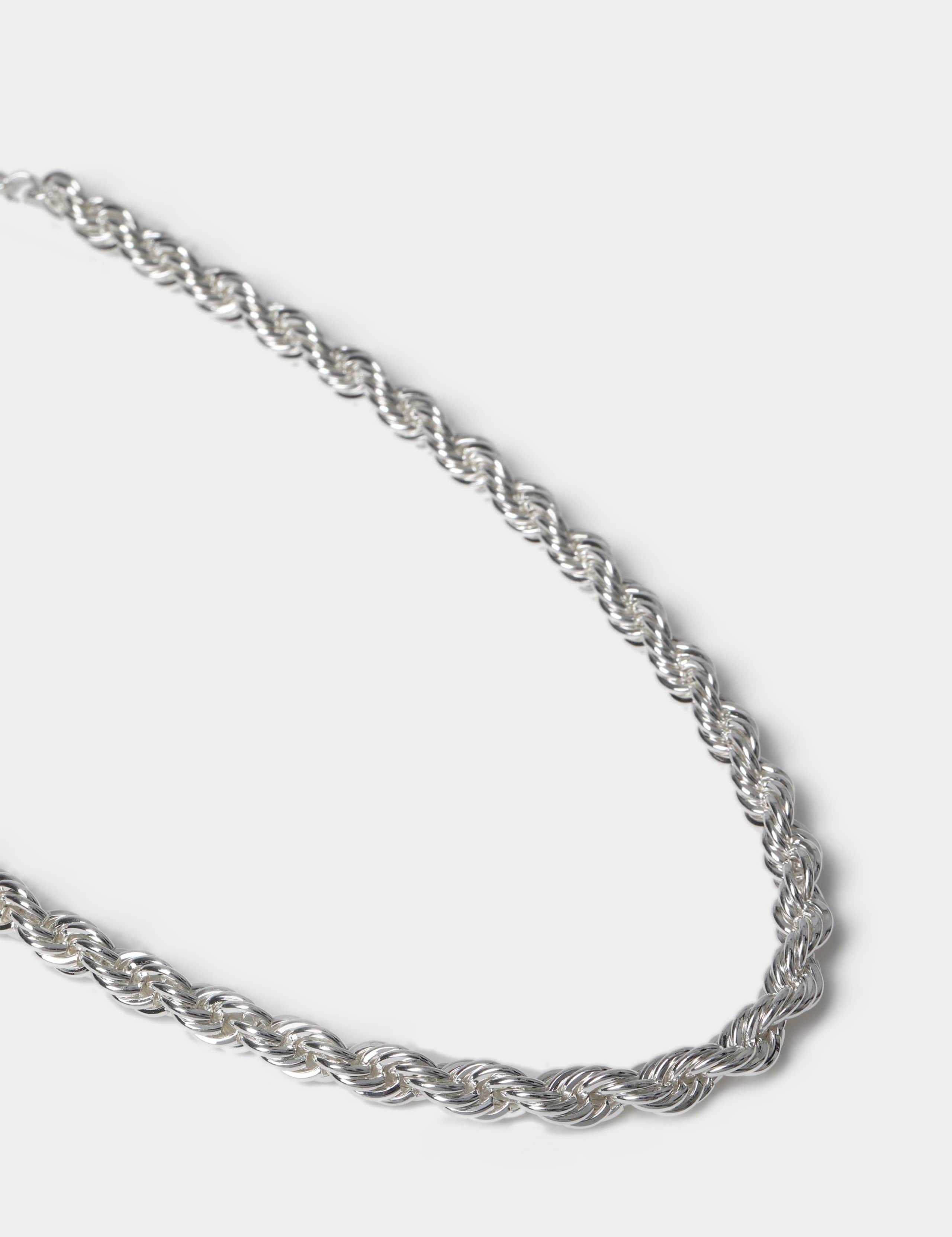 Chunky Twist Rope Necklace 2 of 2