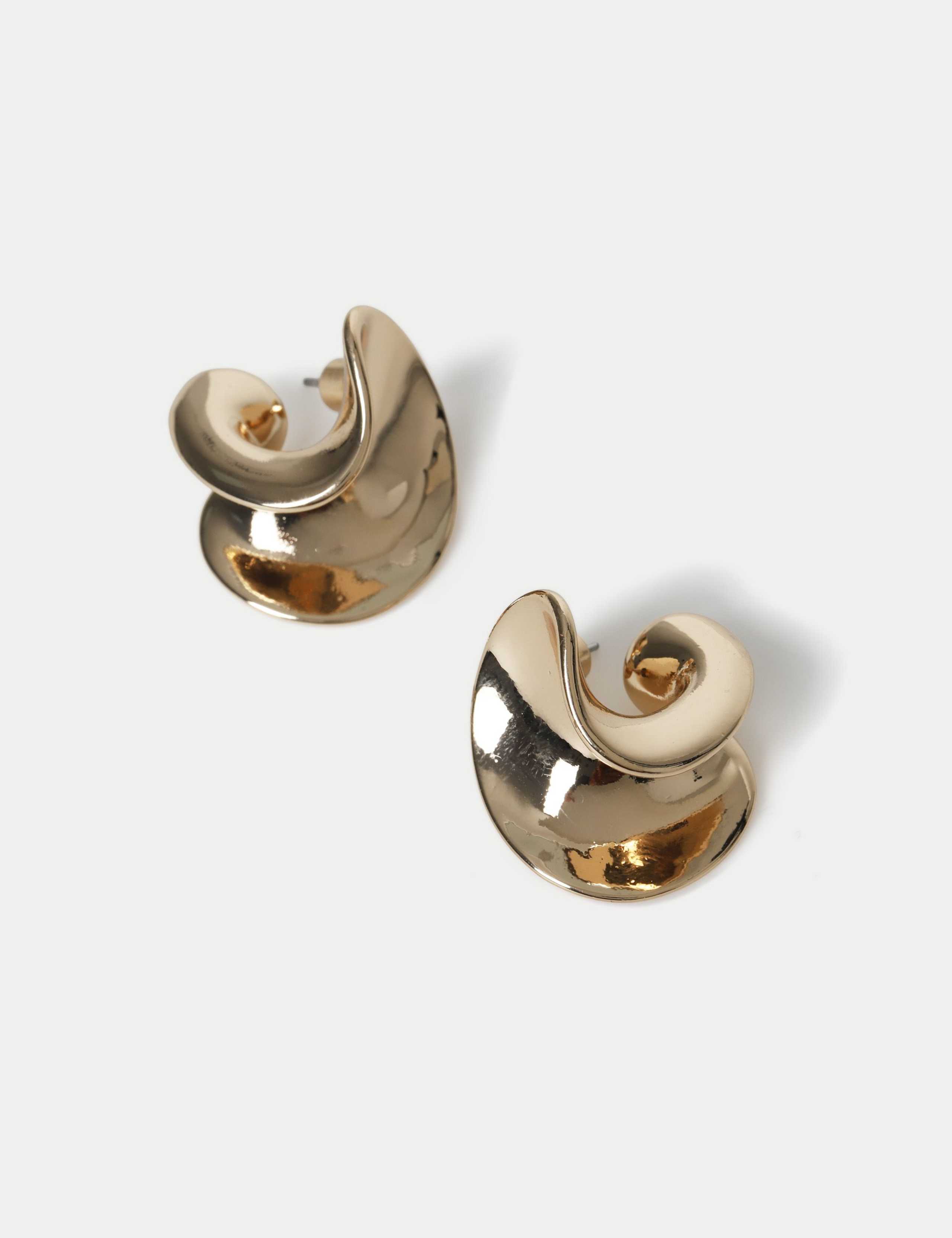 Swirl Stud Earrings 1 of 2