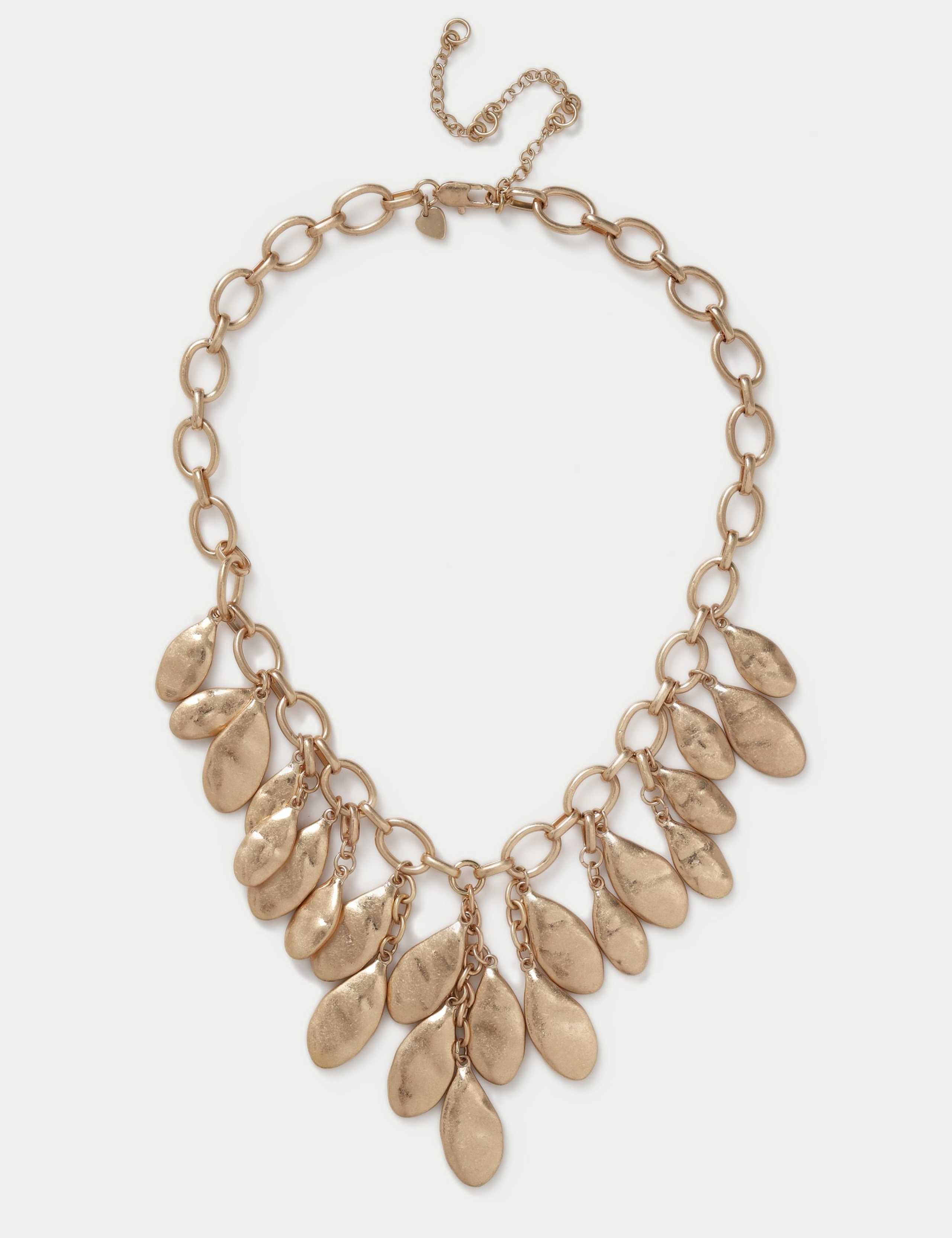 Chunky Leaf Statement Necklace 1 of 2