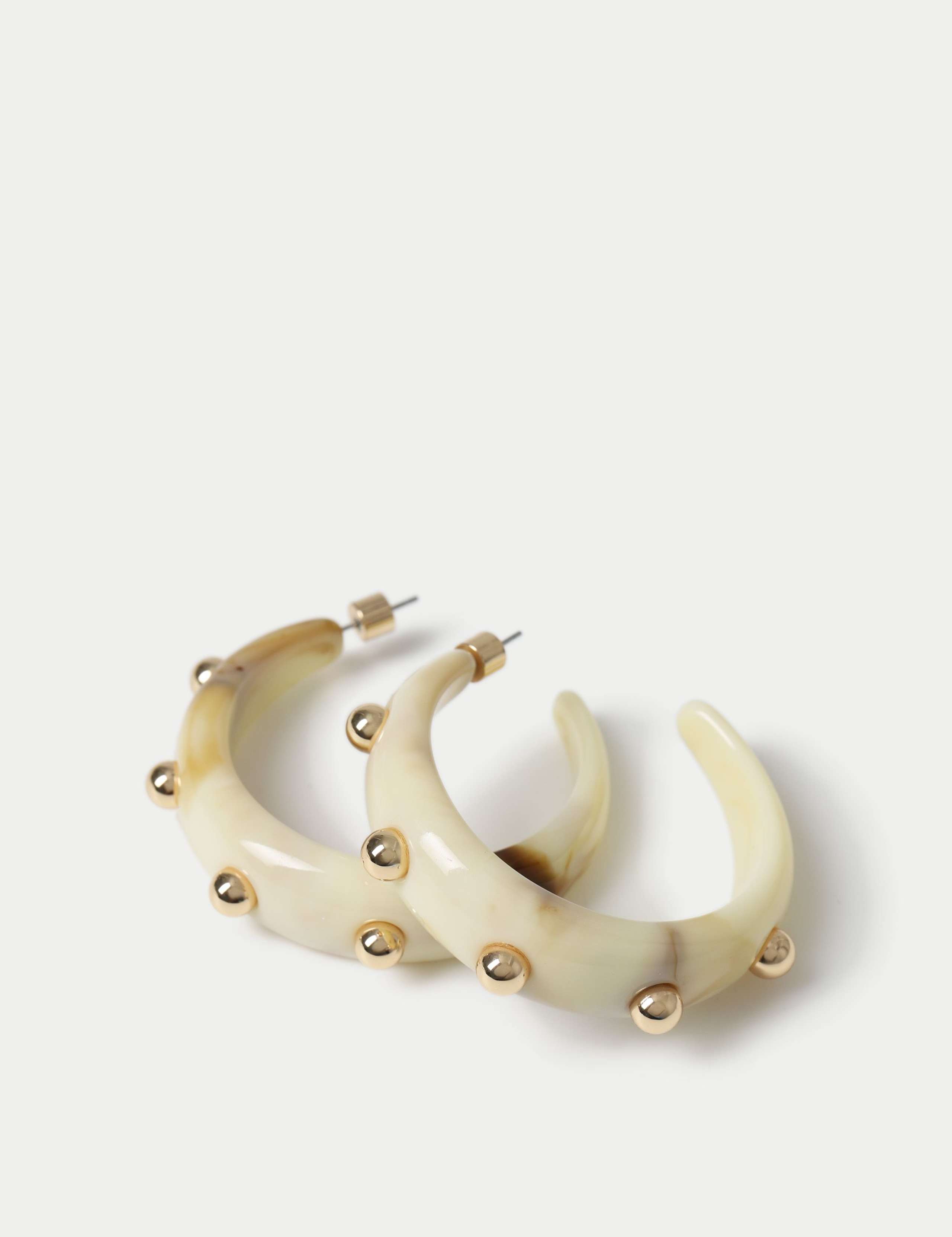 Maxi Resin Stud Earrings 2 of 2