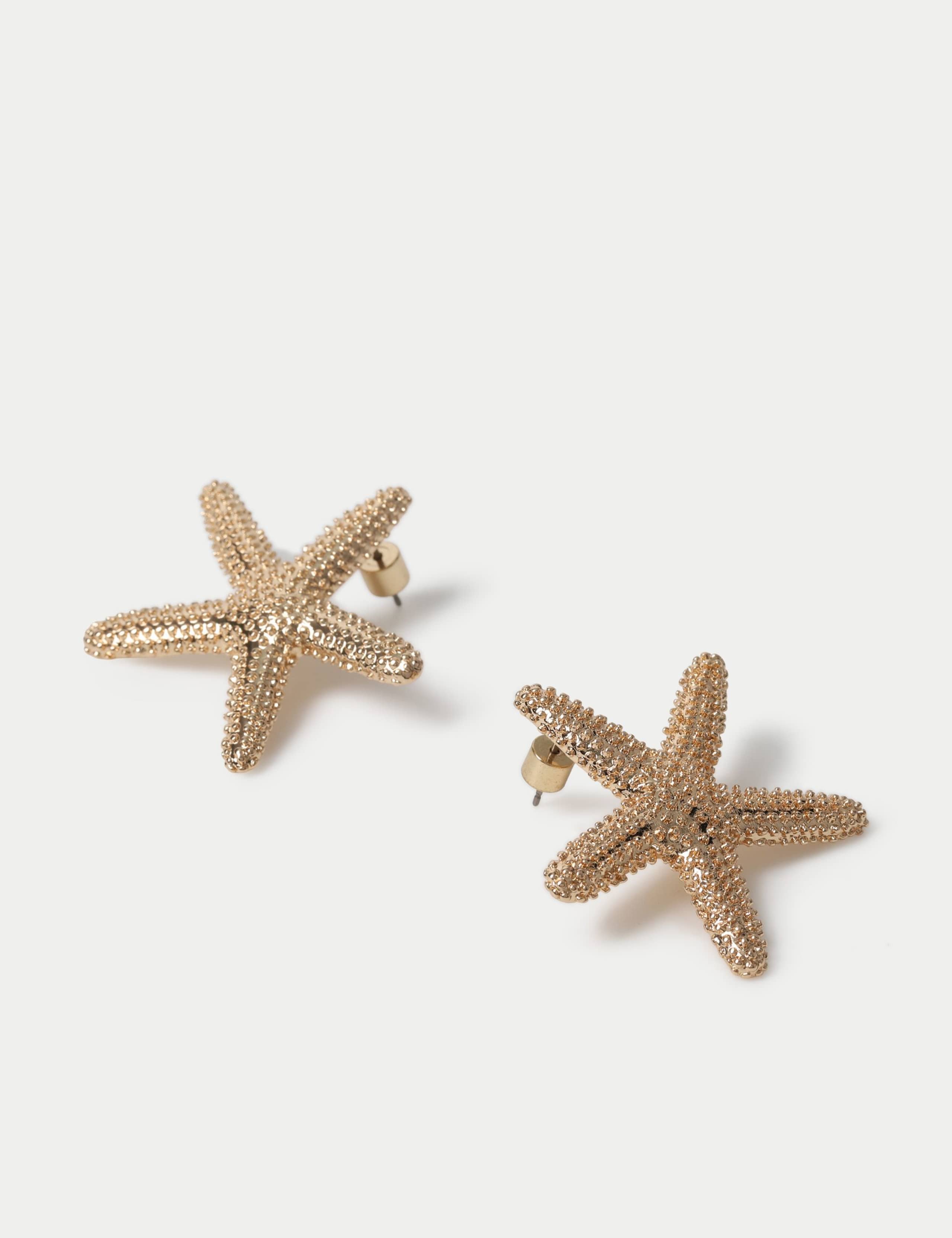 Oversized Starfish Stud Earrings 2 of 2