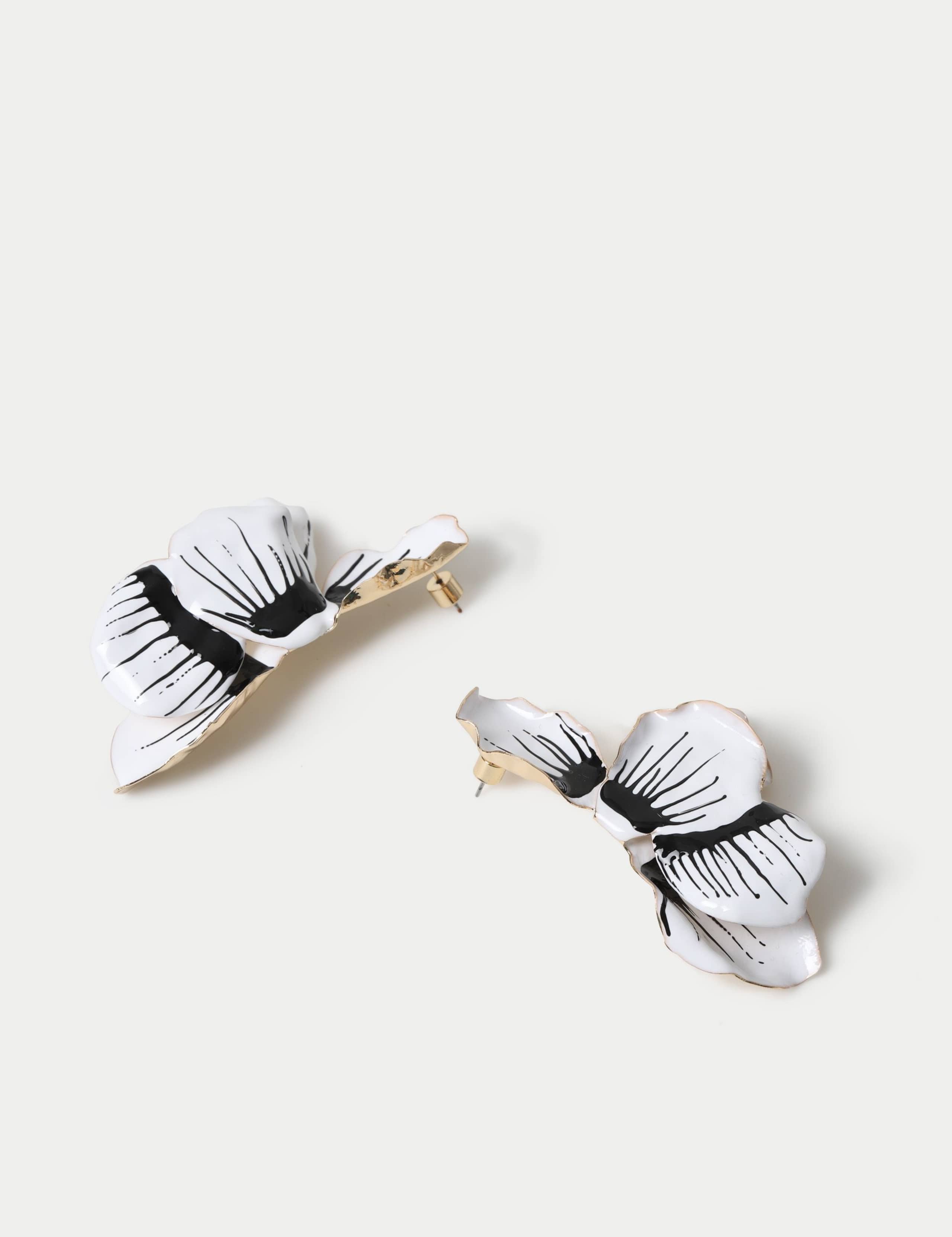 Statement Flower Stud Earrings 2 of 2