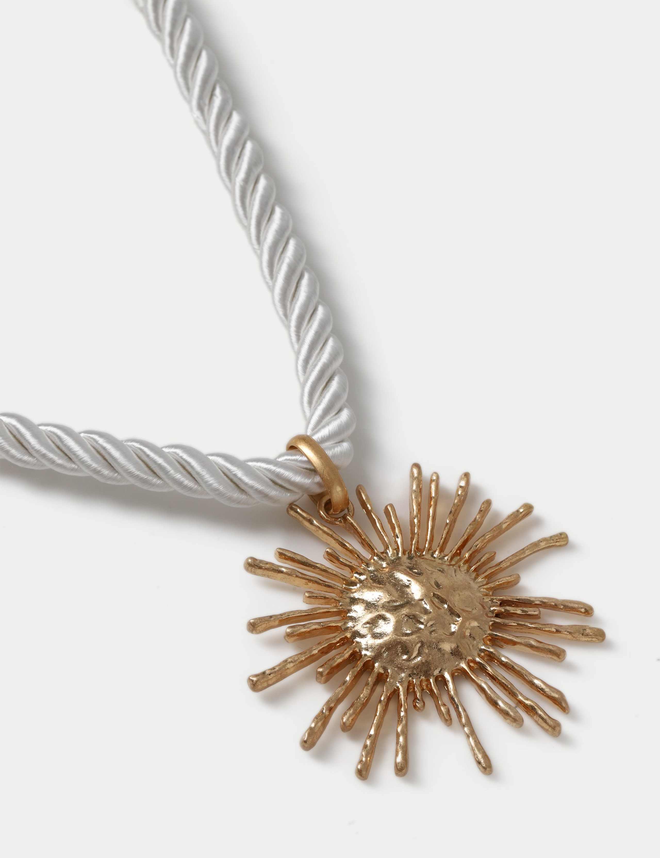 Sun Pendant Rope Necklace 2 of 2