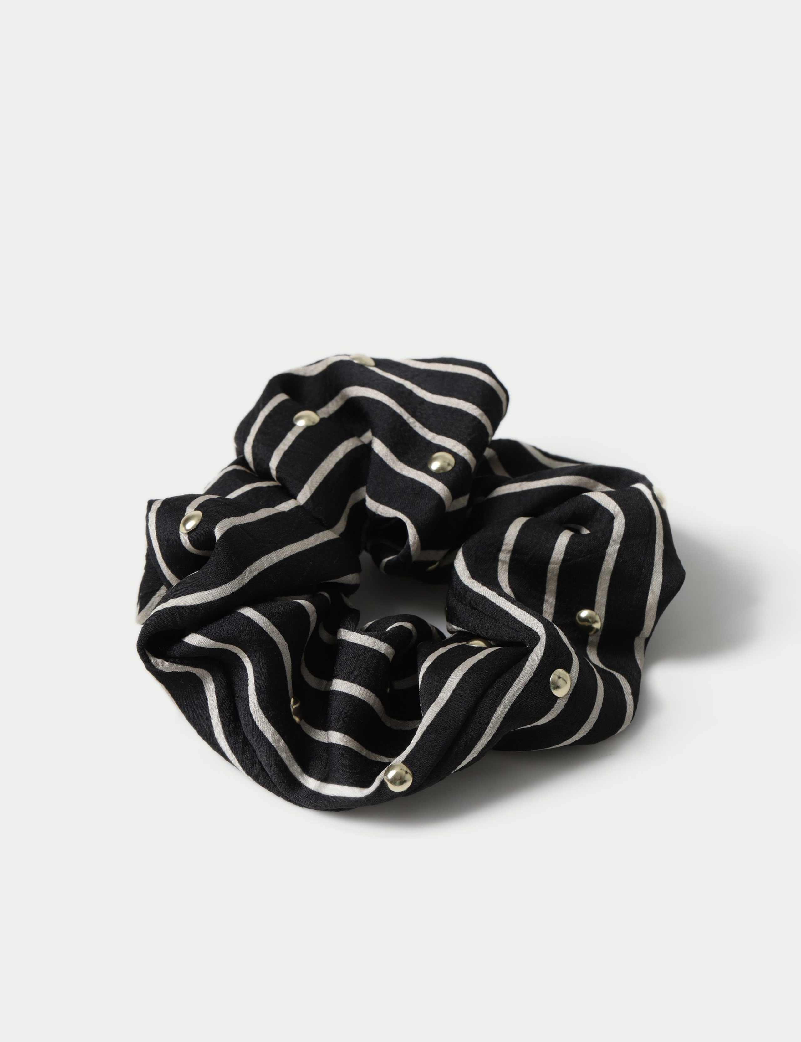 Mono Stripe Scrunchie 2 of 2