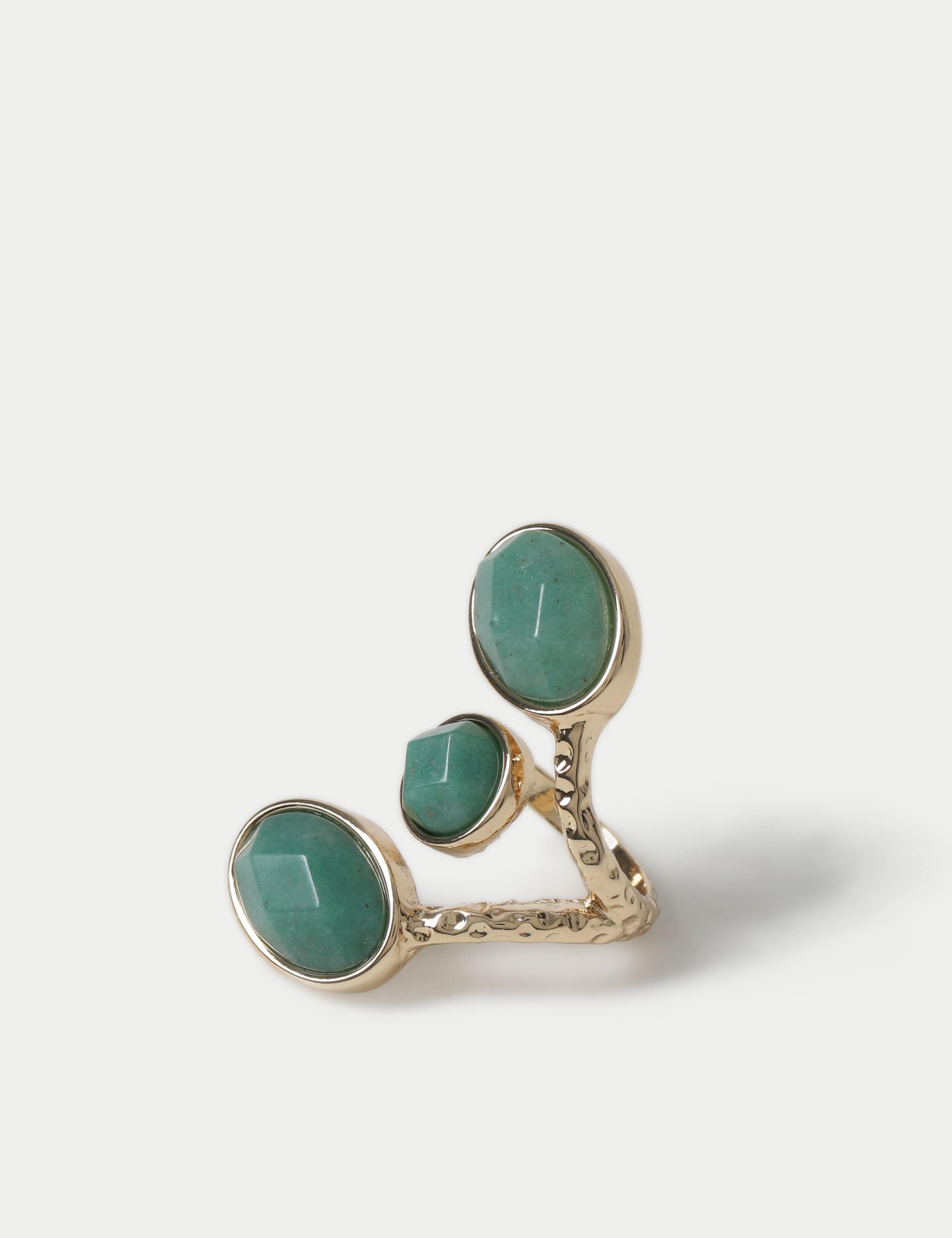 Natural Stone Wrap Ring 1 of 2