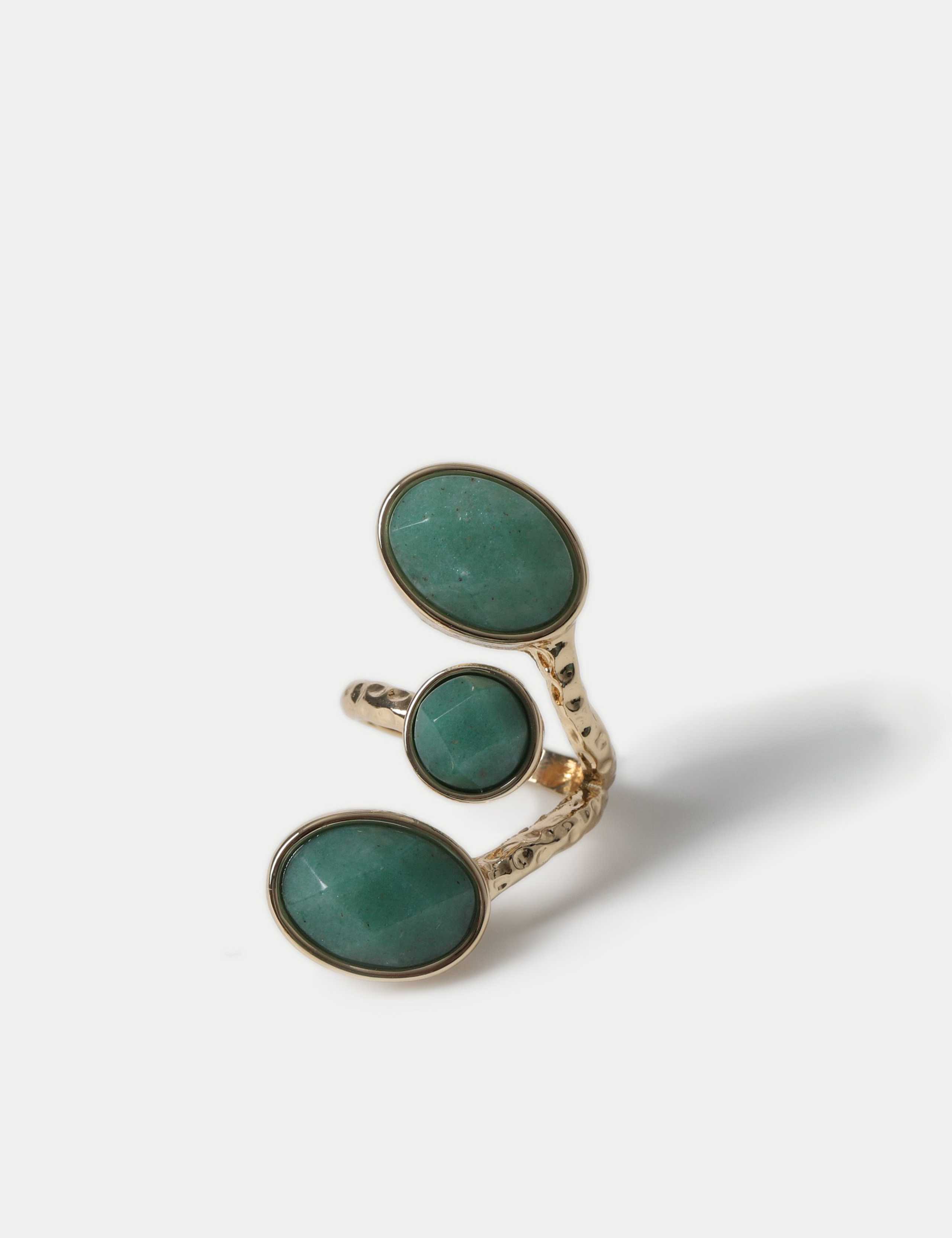 Natural Stone Wrap Ring 2 of 2