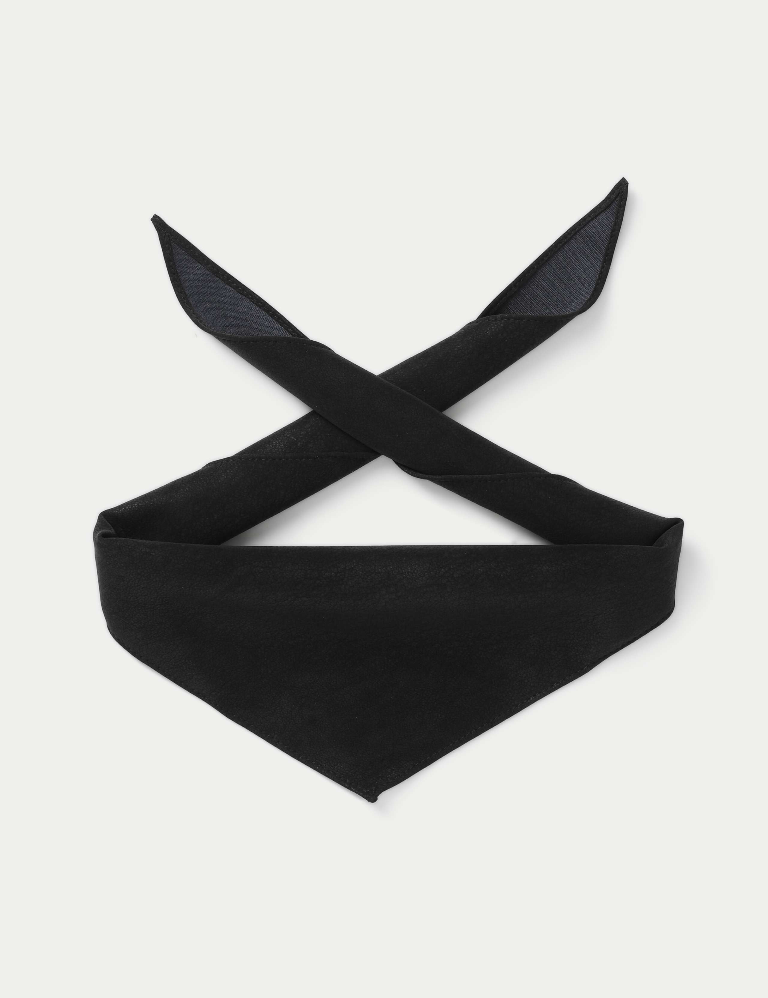 Smooth Faux Leather Bandana 1 of 3
