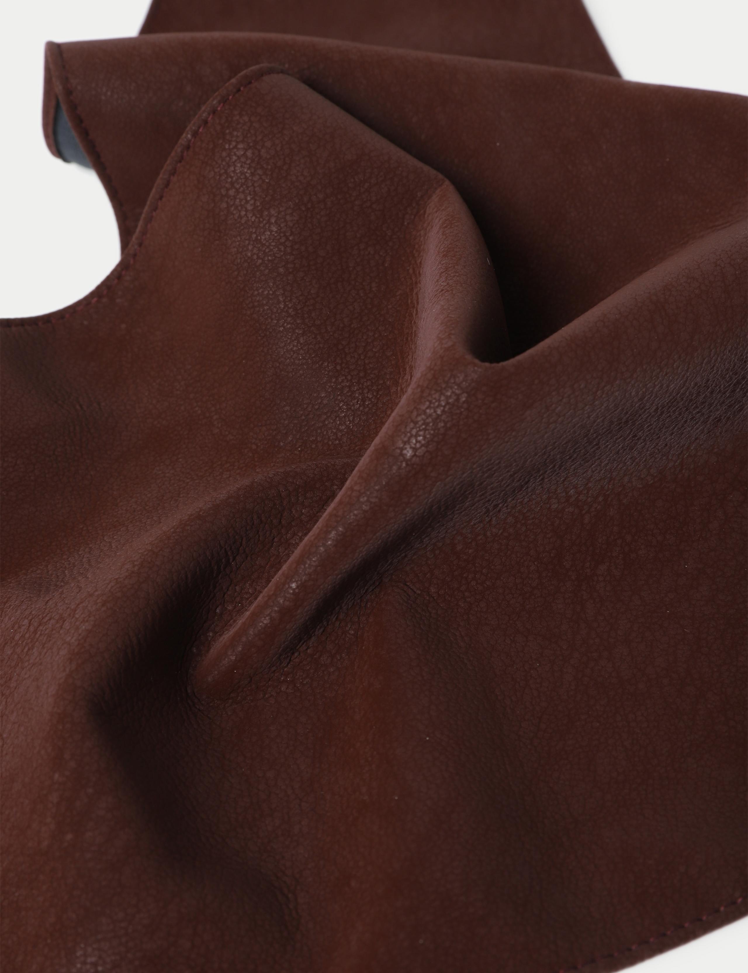 Smooth Faux Leather Bandana 3 of 3