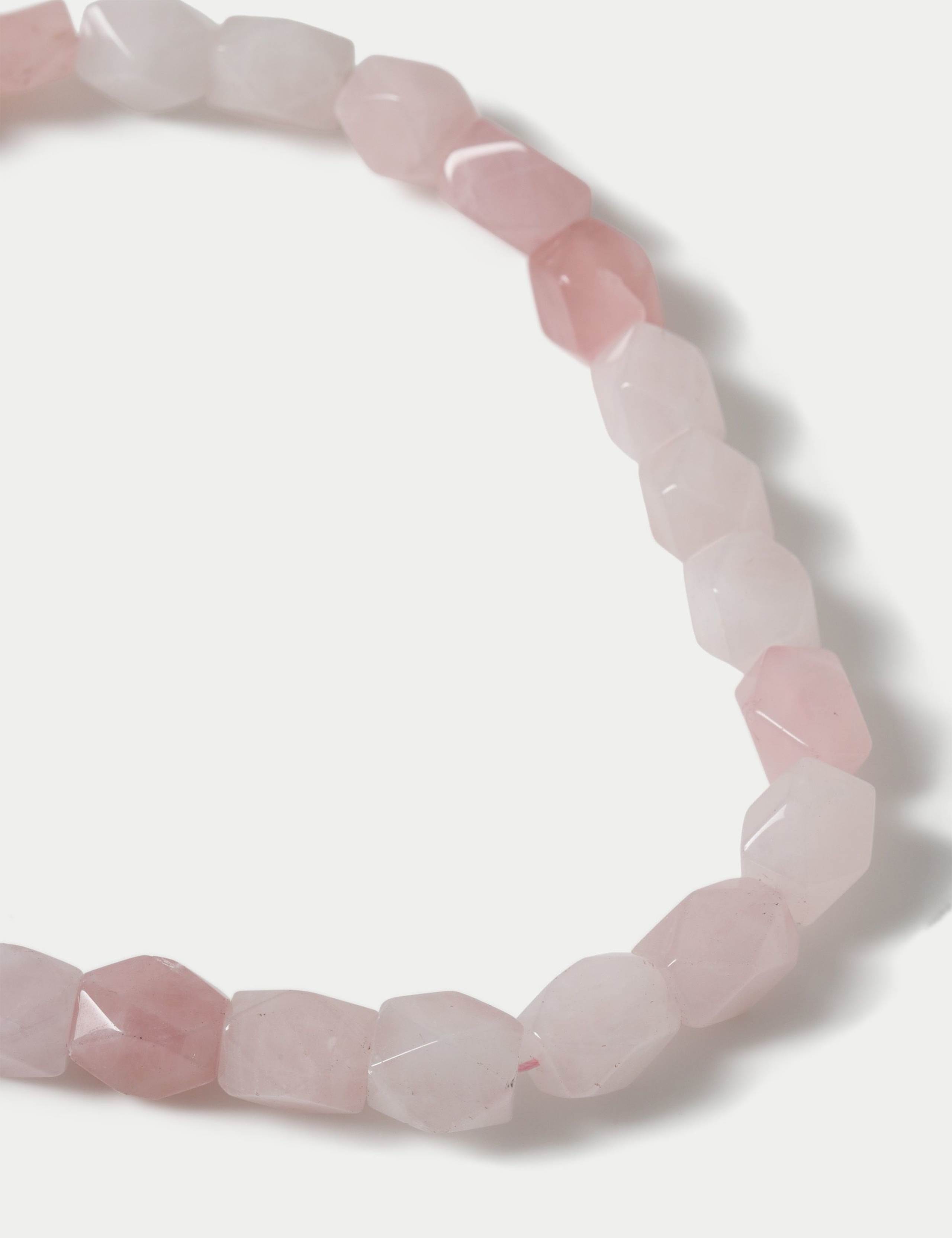 Faceted Rose Quartz Necklace 2 of 2