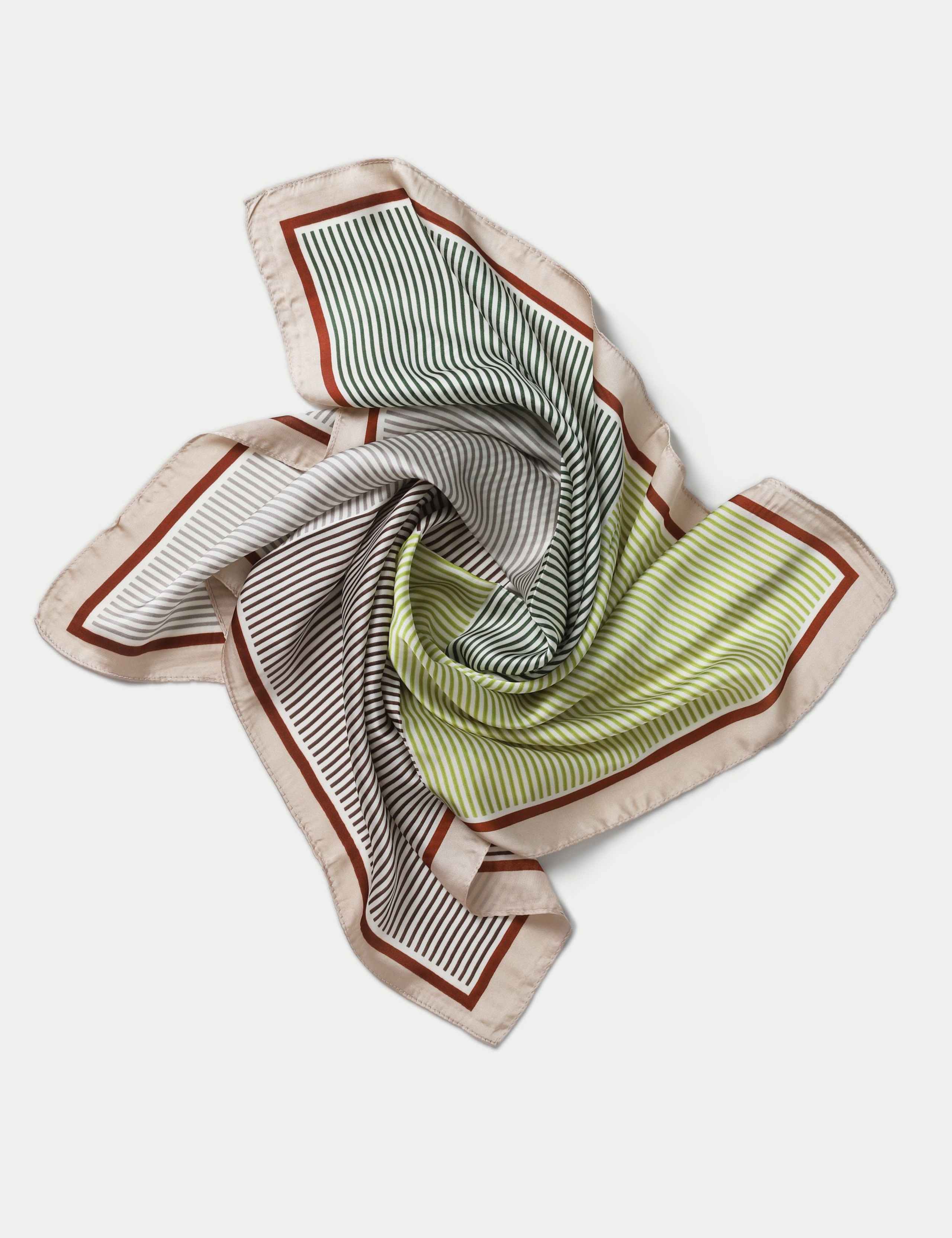 TP Lime Stripe Scarf 2 of 2