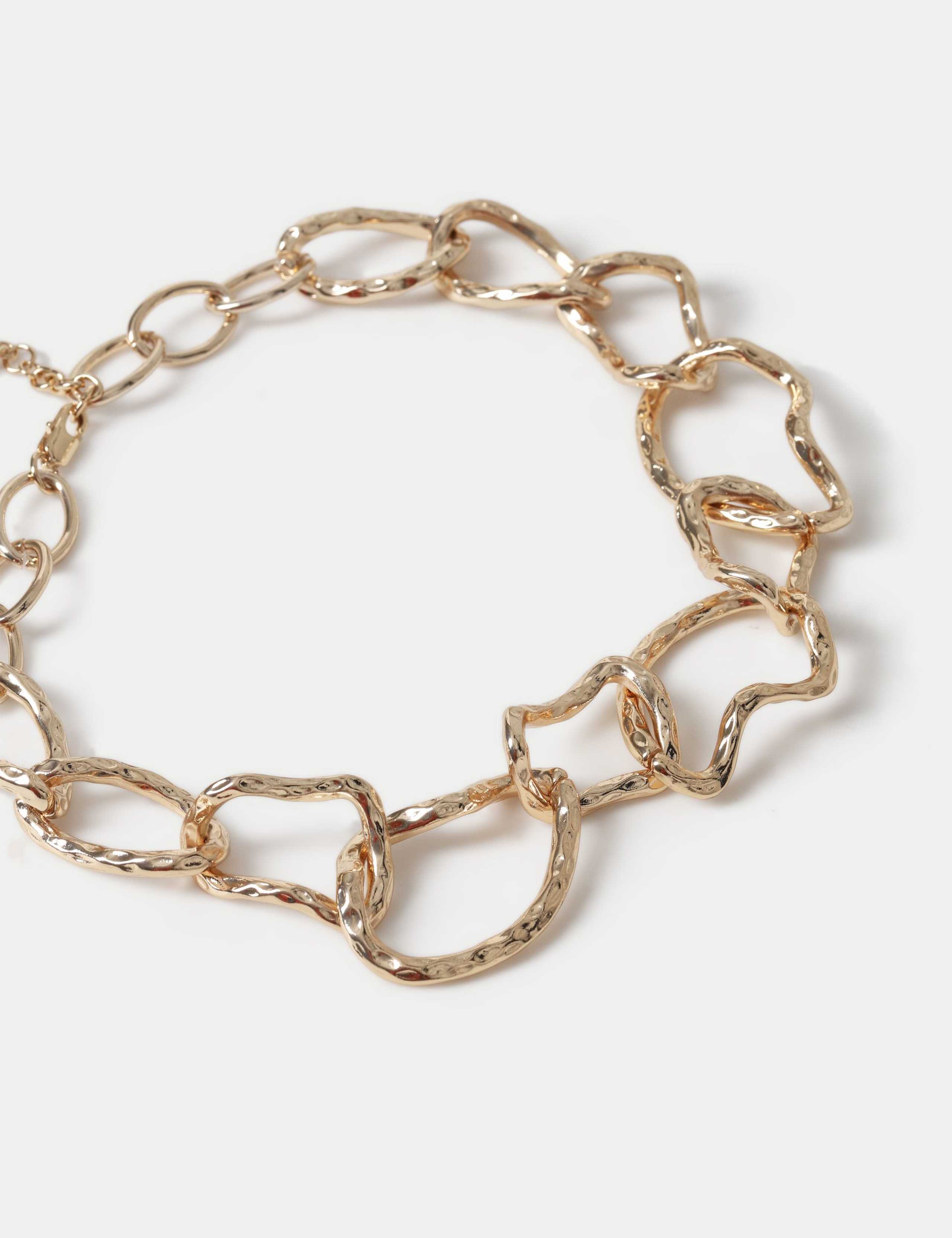 Textured Irregular Link Necklace 2 of 2