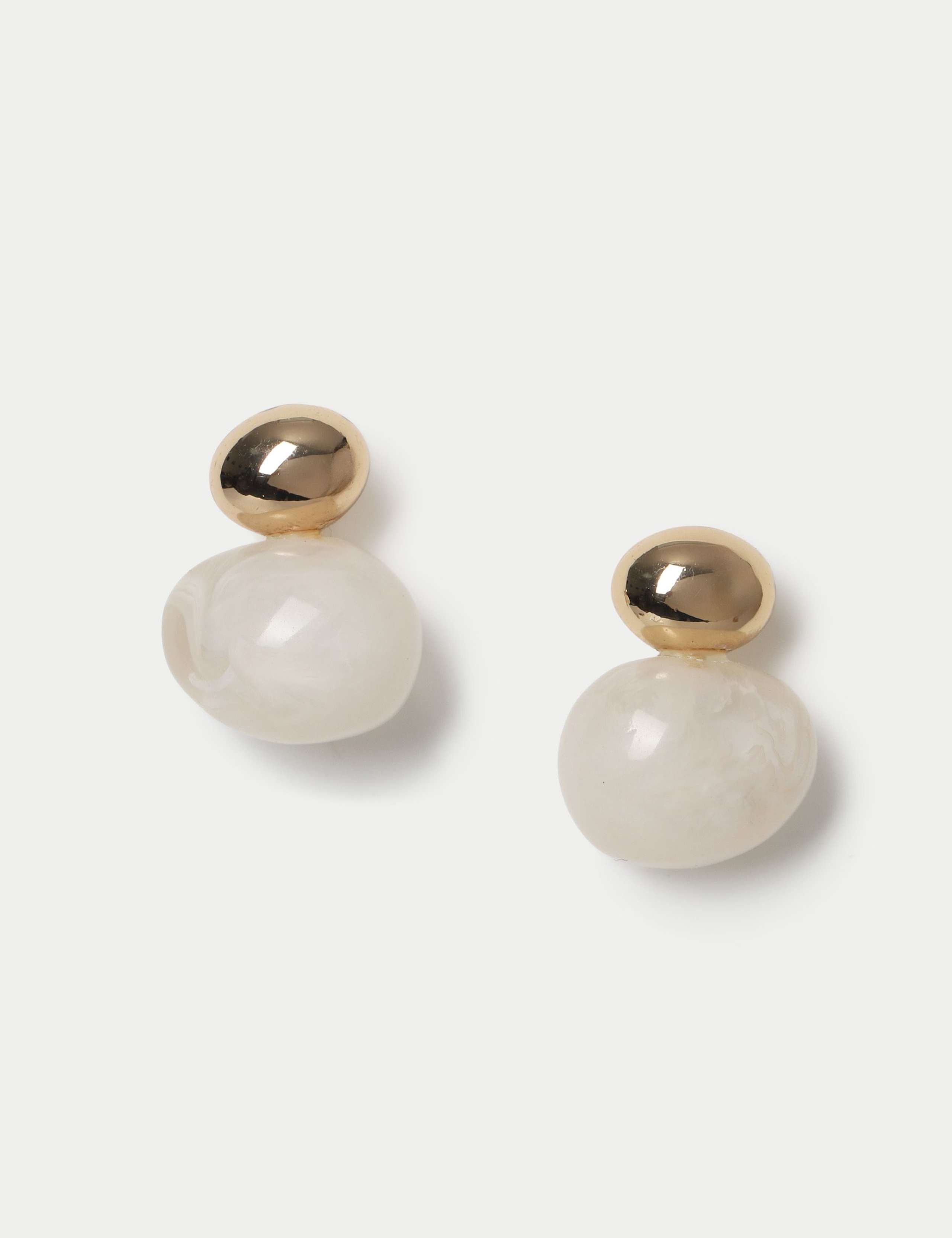 Resin Mini Stud Earrings 1 of 2