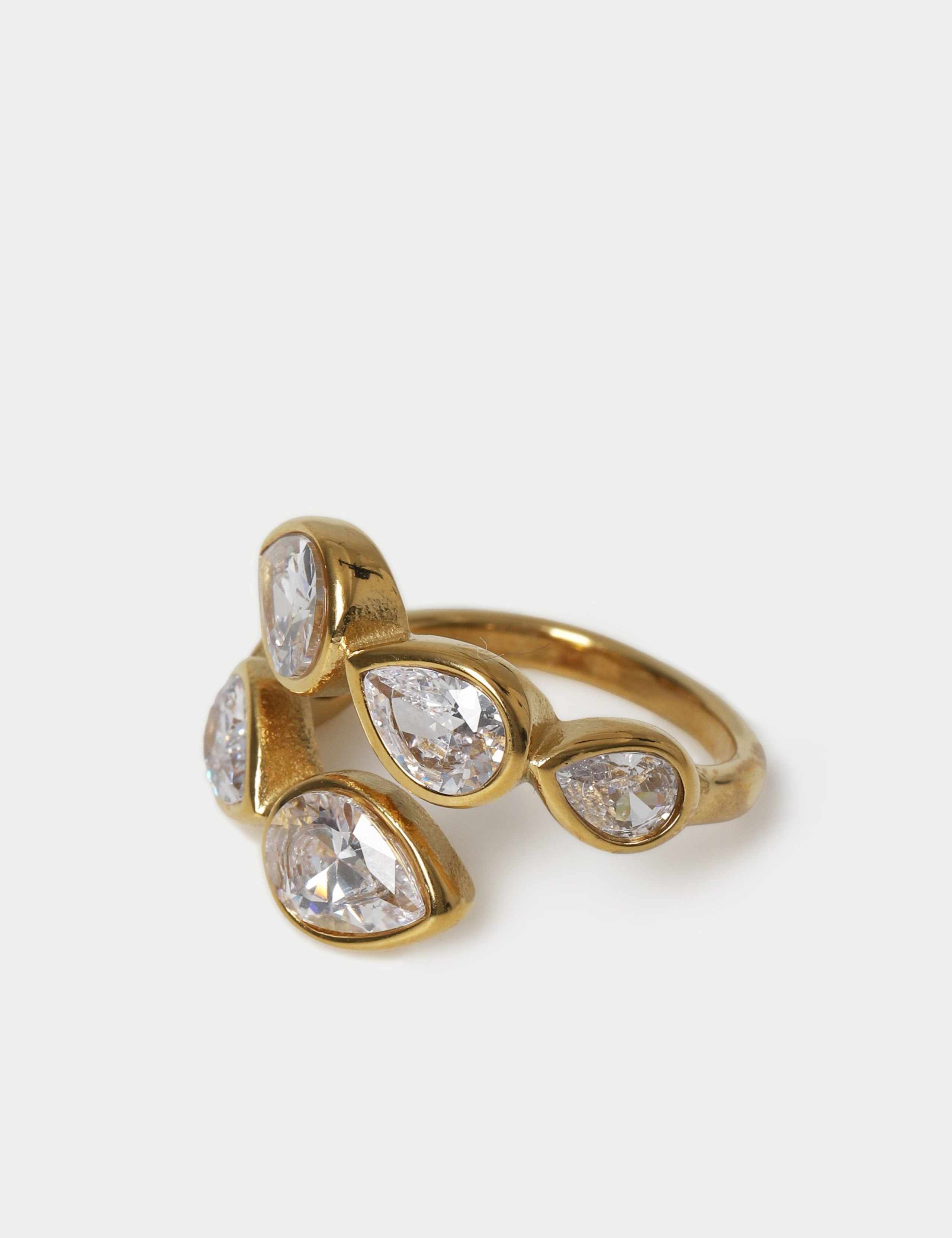 Cubic Zirconia Wrap Ring 2 of 2