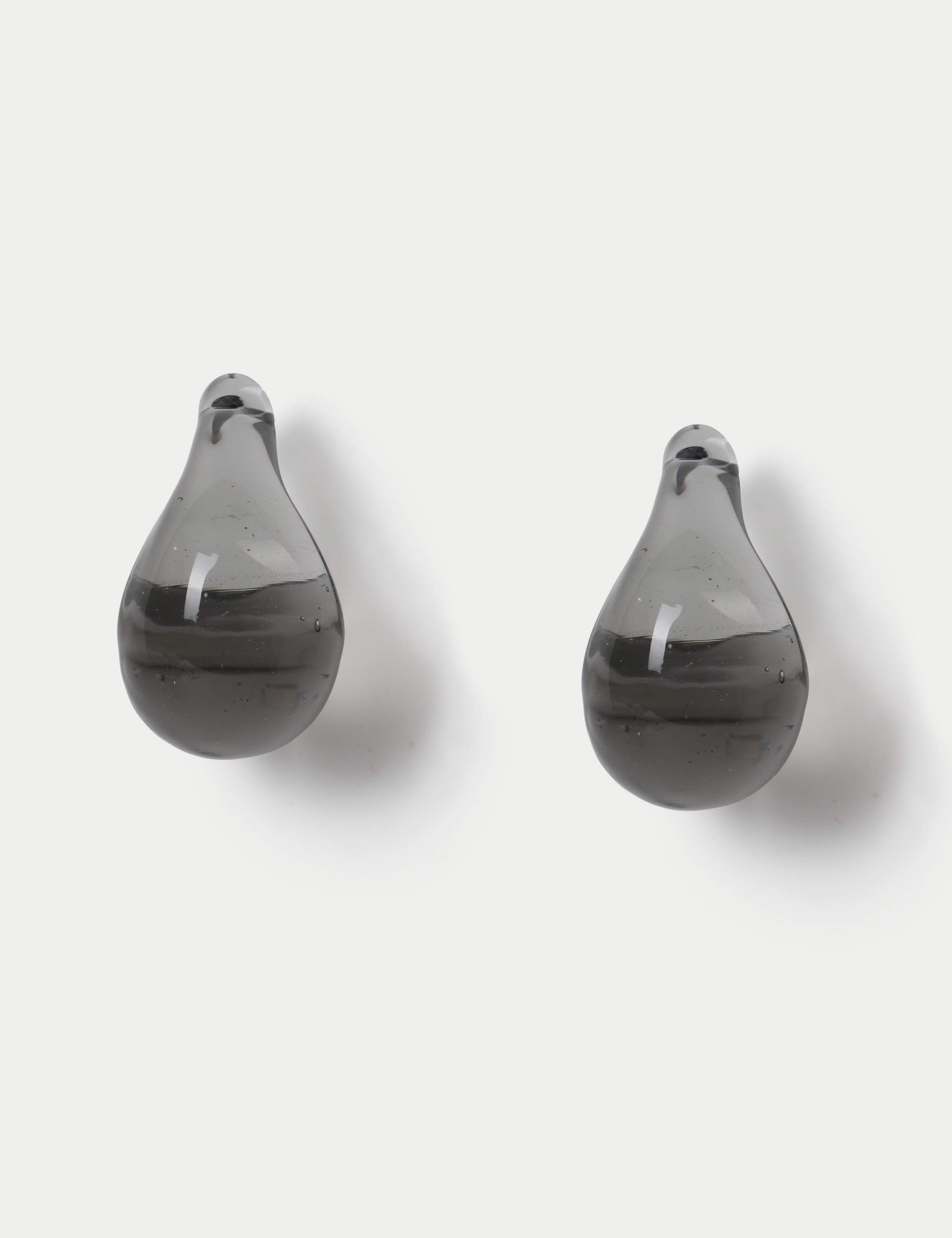 Glass Hoop Earrings 1 of 3