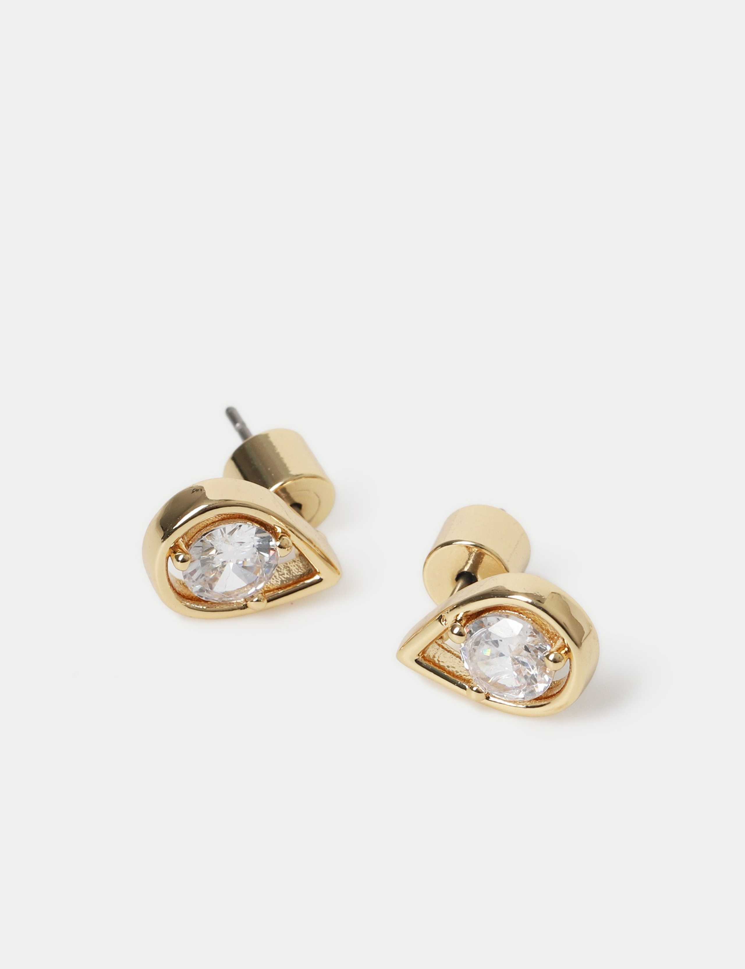14ct Gold Plated Teardrop Earrings 2 of 2