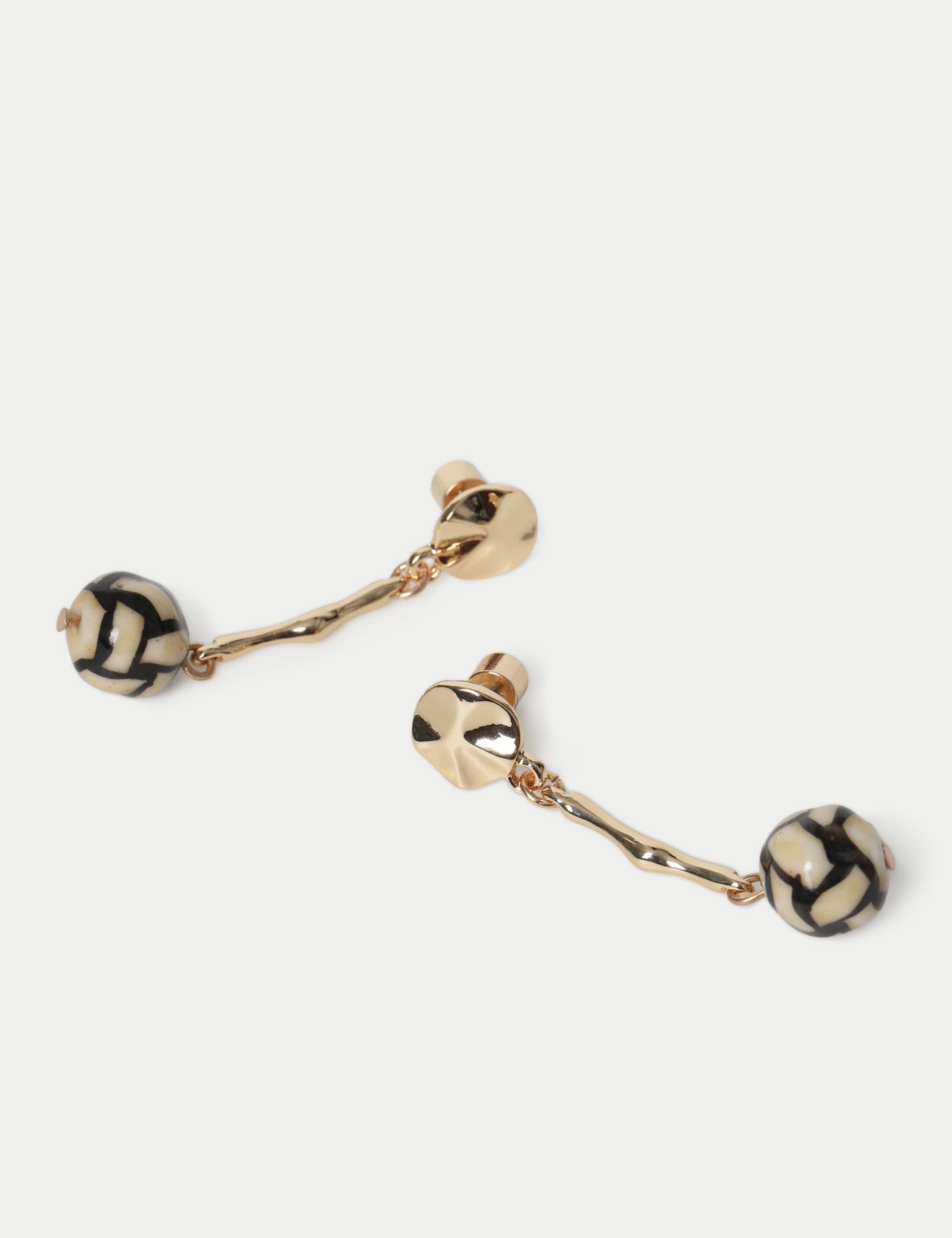 Sphere Ceramic Stick Drop Earrings 2 of 2