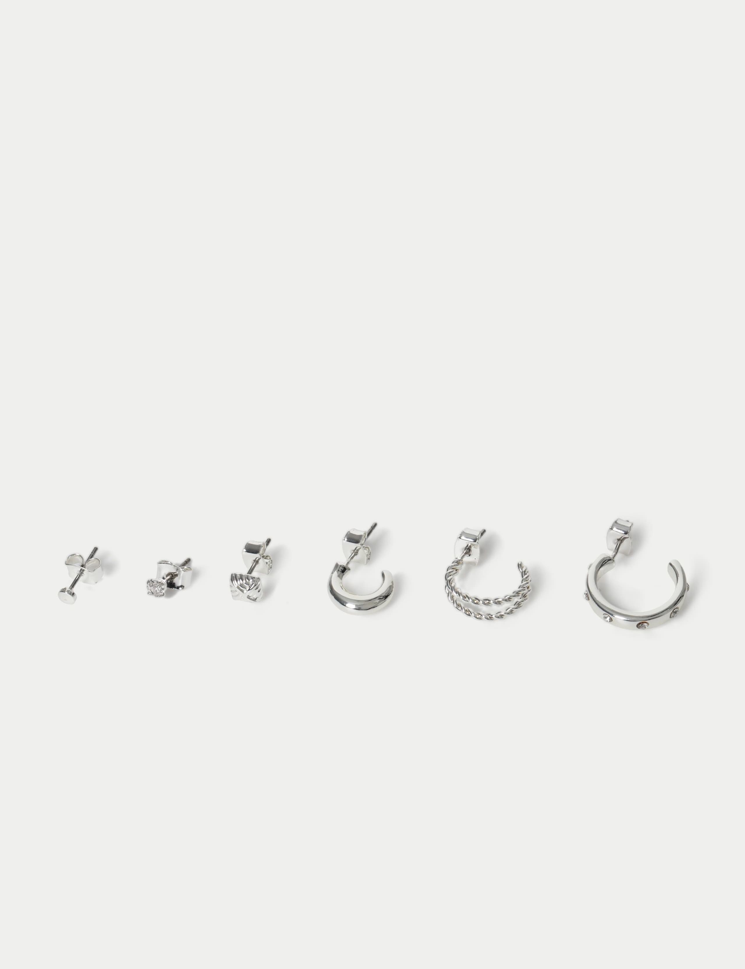 6 Pack Stone Hoop and Stud Multipack 2 of 2