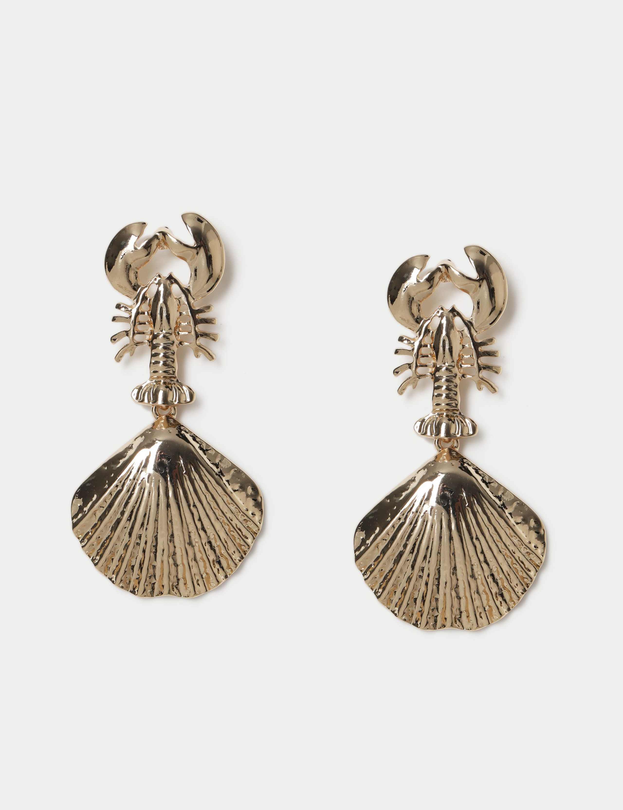 Lobster Shell Drop Earrings 1 of 2