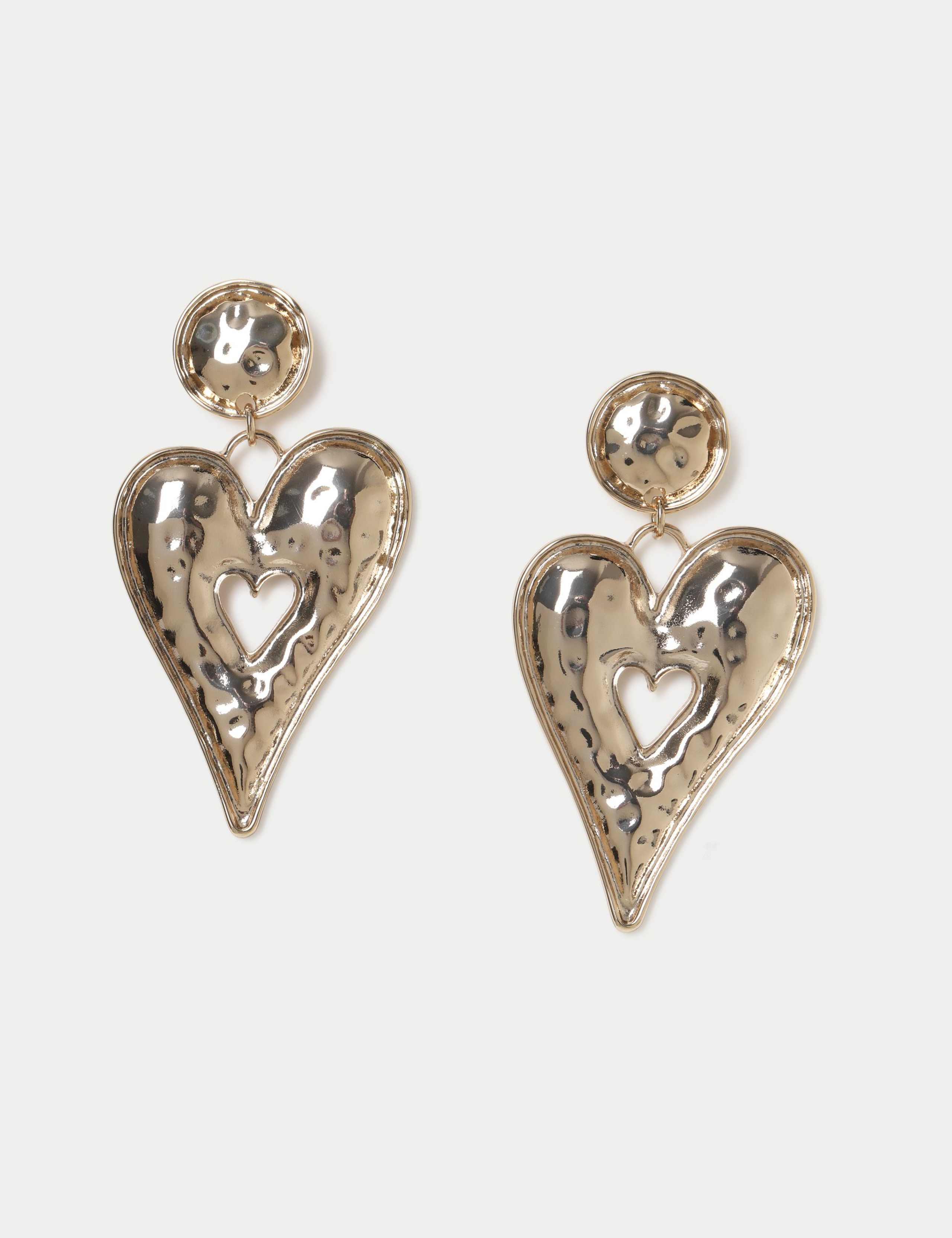 Molten Heart Oversized Earrings 1 of 2
