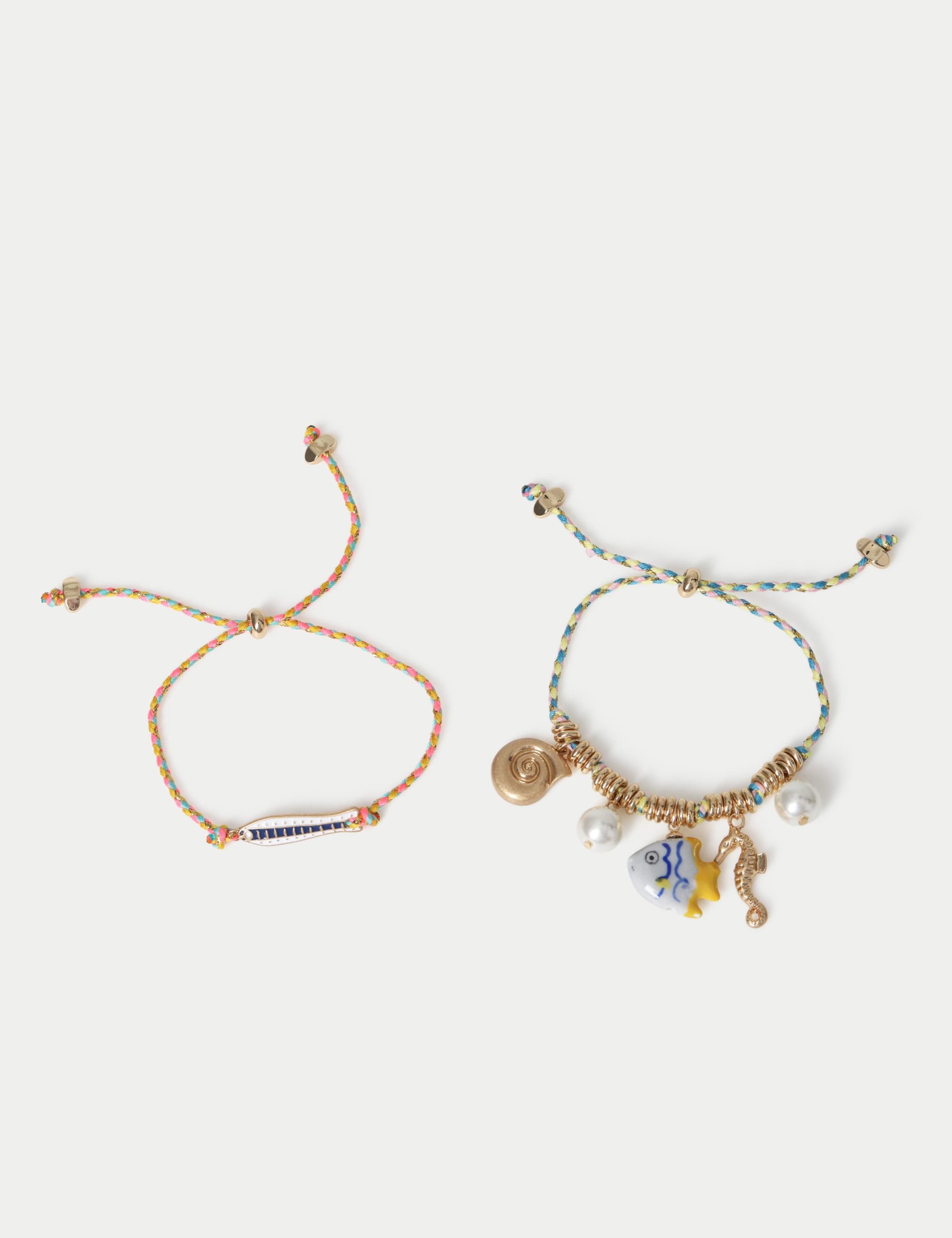 2 Pack Charm Cord Bracelet 2 of 2