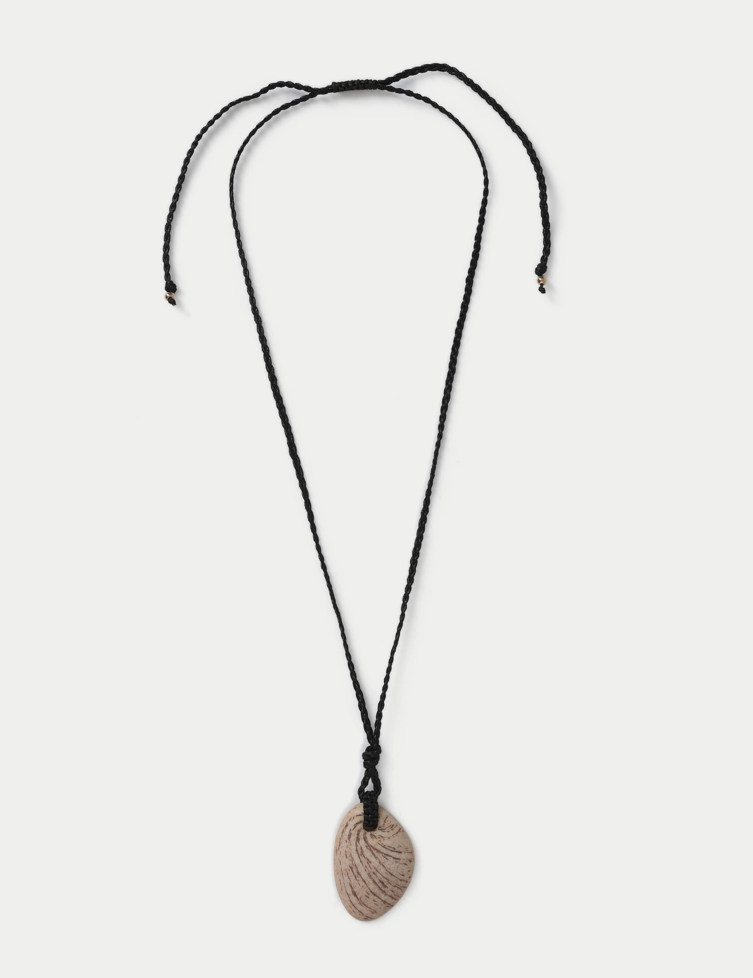 Ceramic Shell Long Pendant 1 of 2