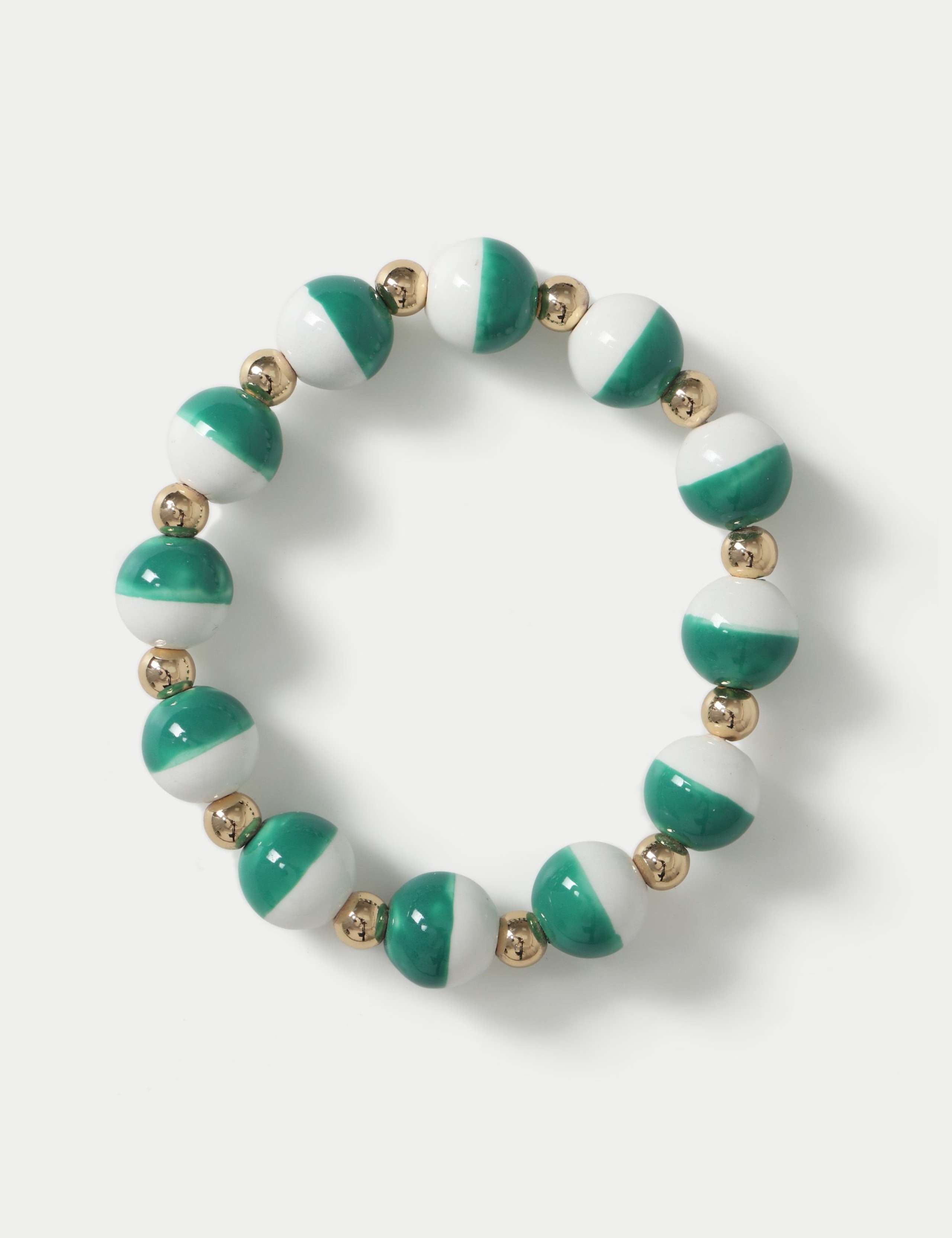 Ceramic Beaded Stretch Bracelet 2 of 2