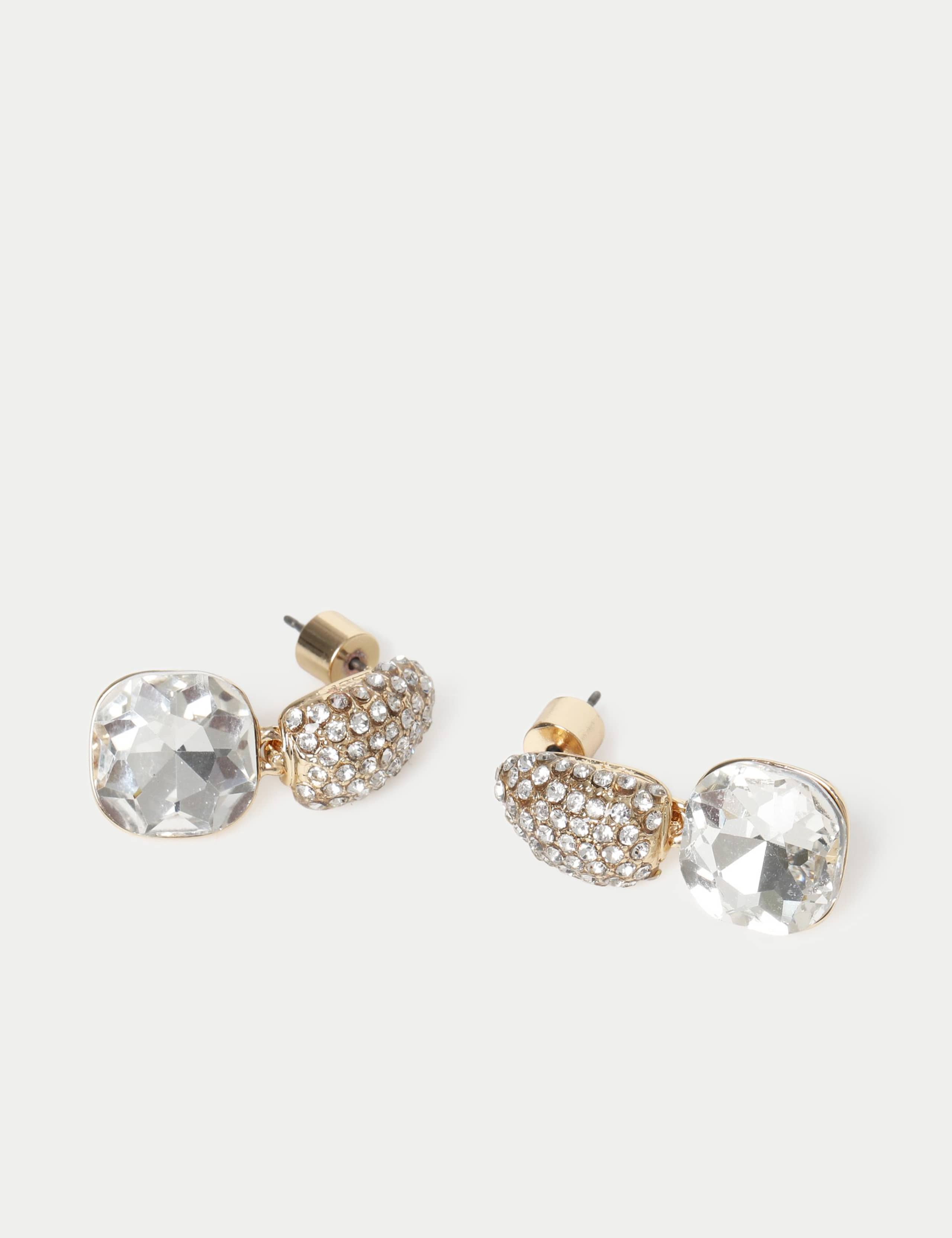 Embellished Crystal Mini Drop Earrings 2 of 2