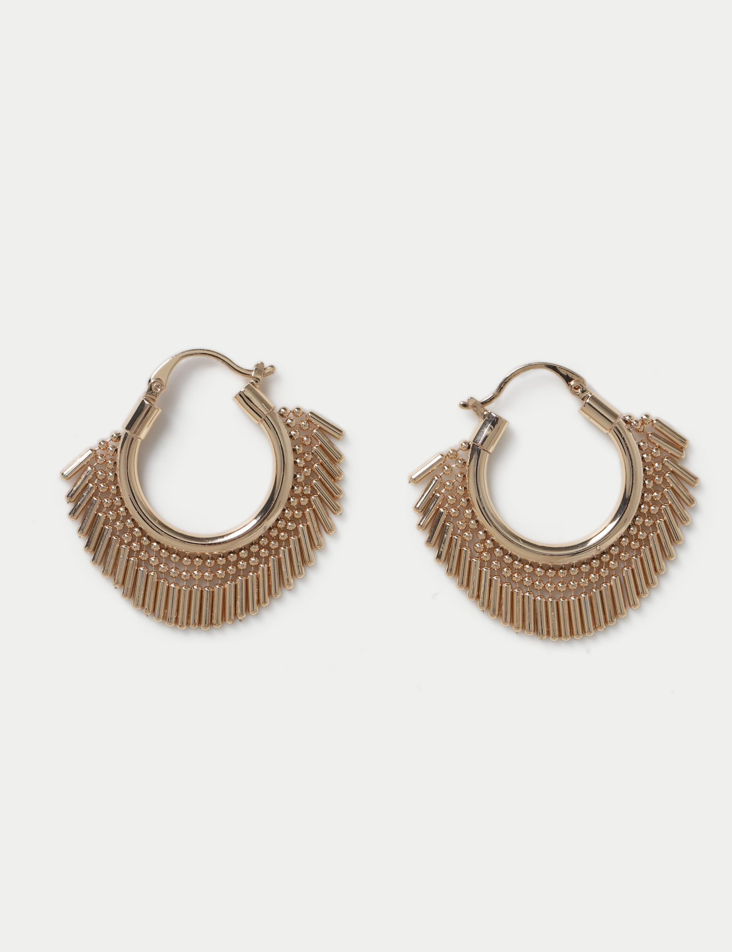 Fringe Hoop Earrings 2 of 2
