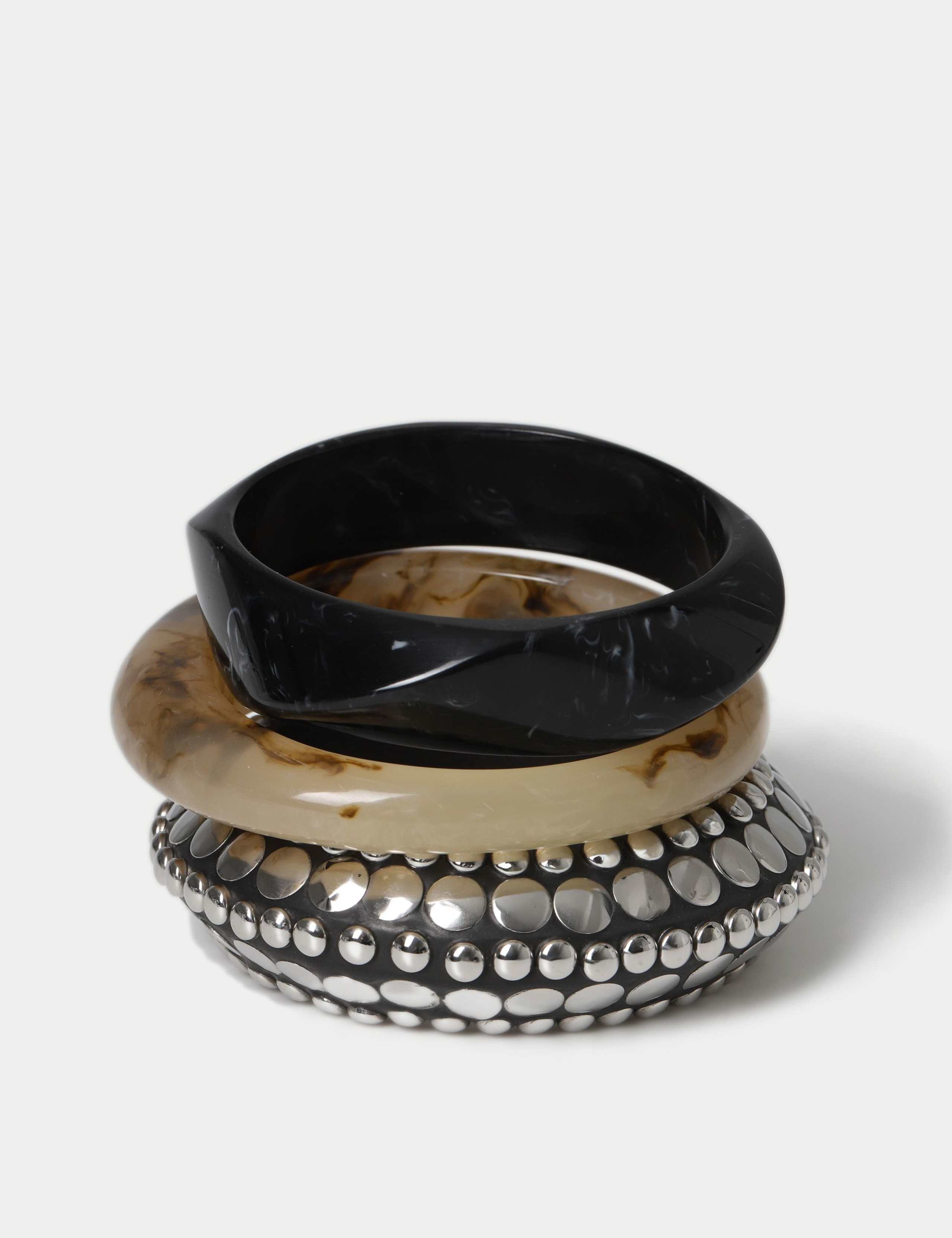 3 Pack Studded Bangle 2 of 2