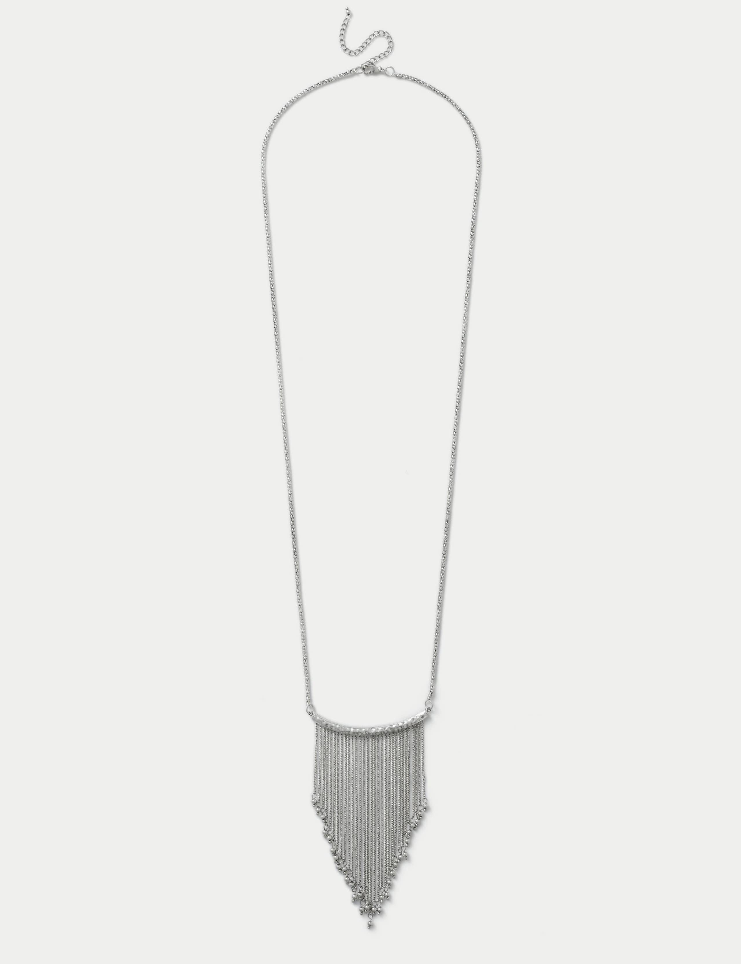 Long Tassel Pendant Necklace 1 of 2