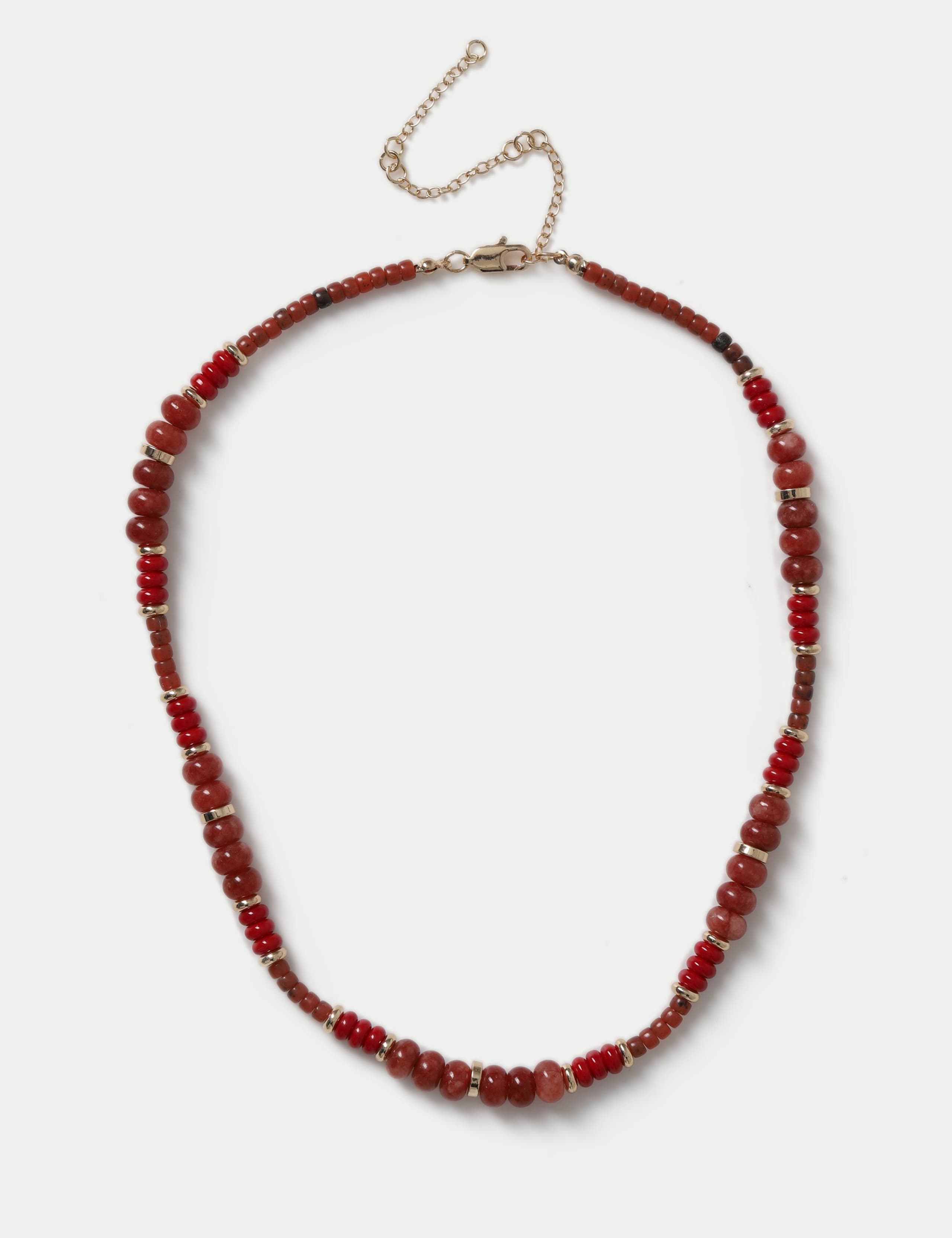 Natural Stone Mix Necklace 1 of 2