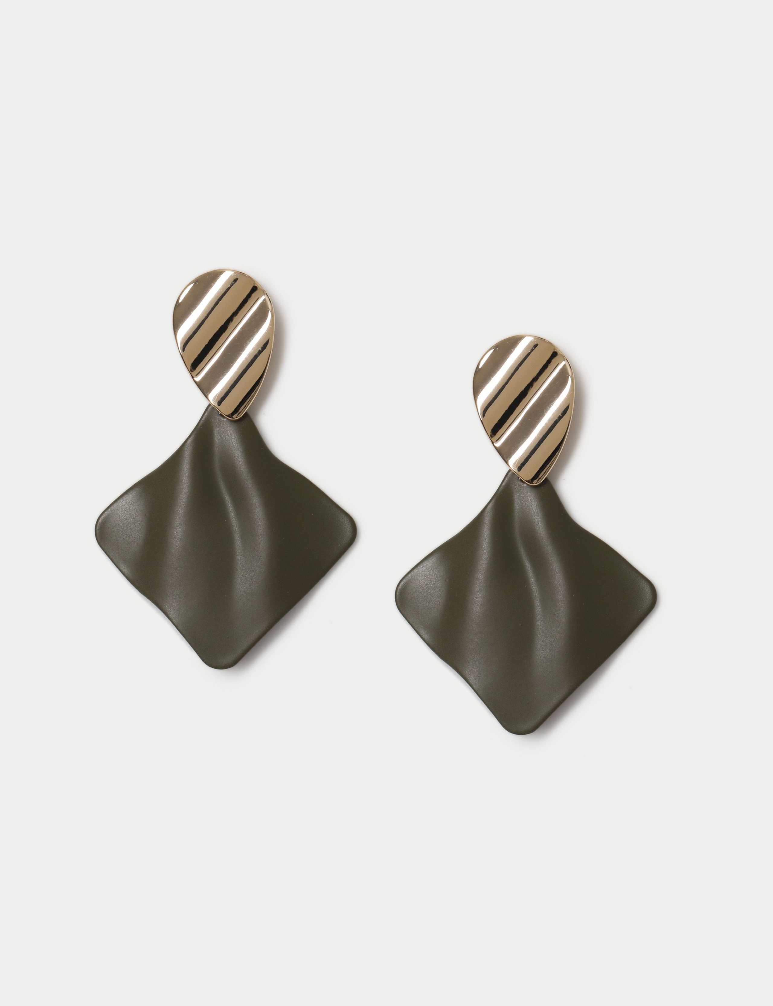 Molten Powder Coat Drop Earrings 1 of 2