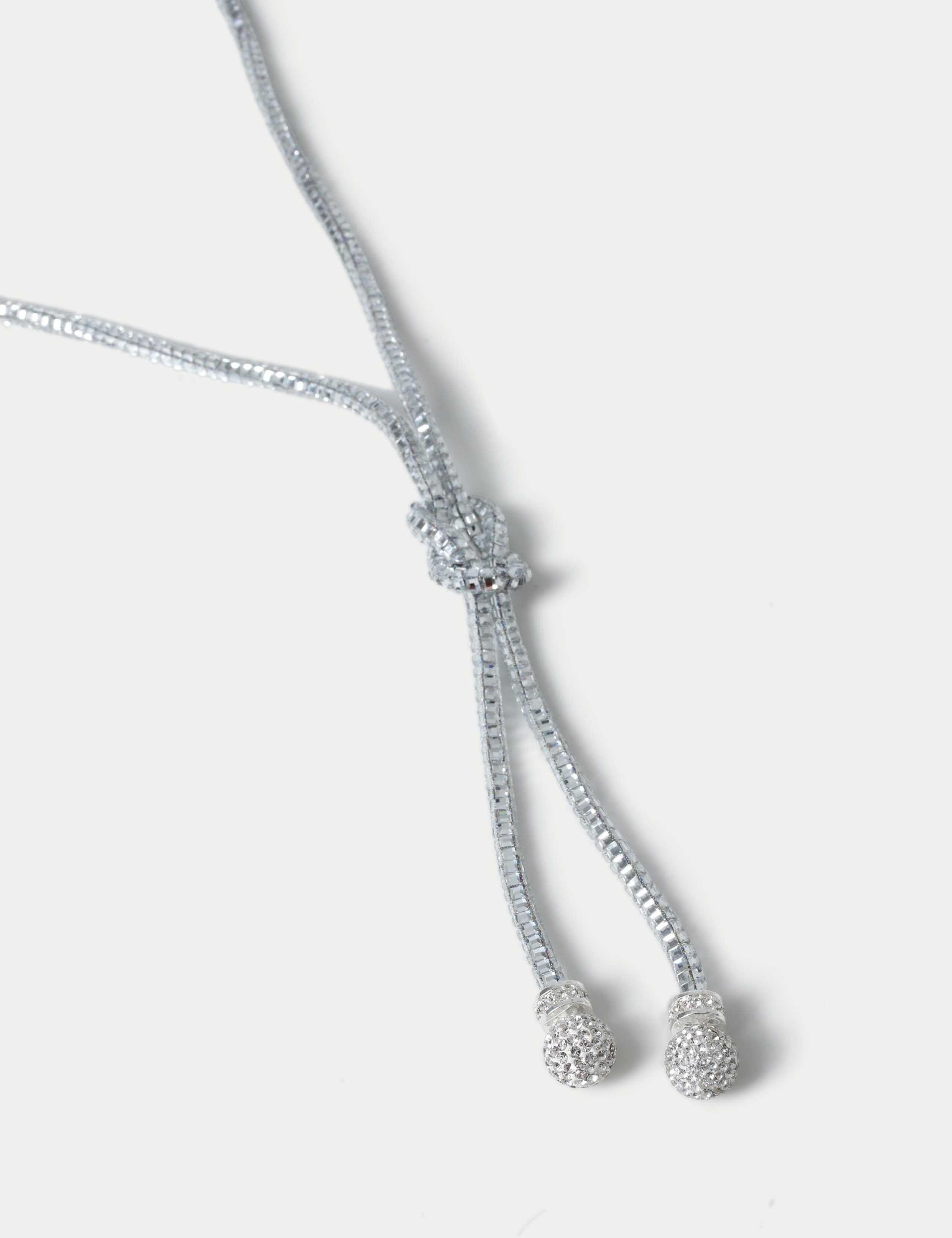 Glass Stone Knot Lariat 2 of 2