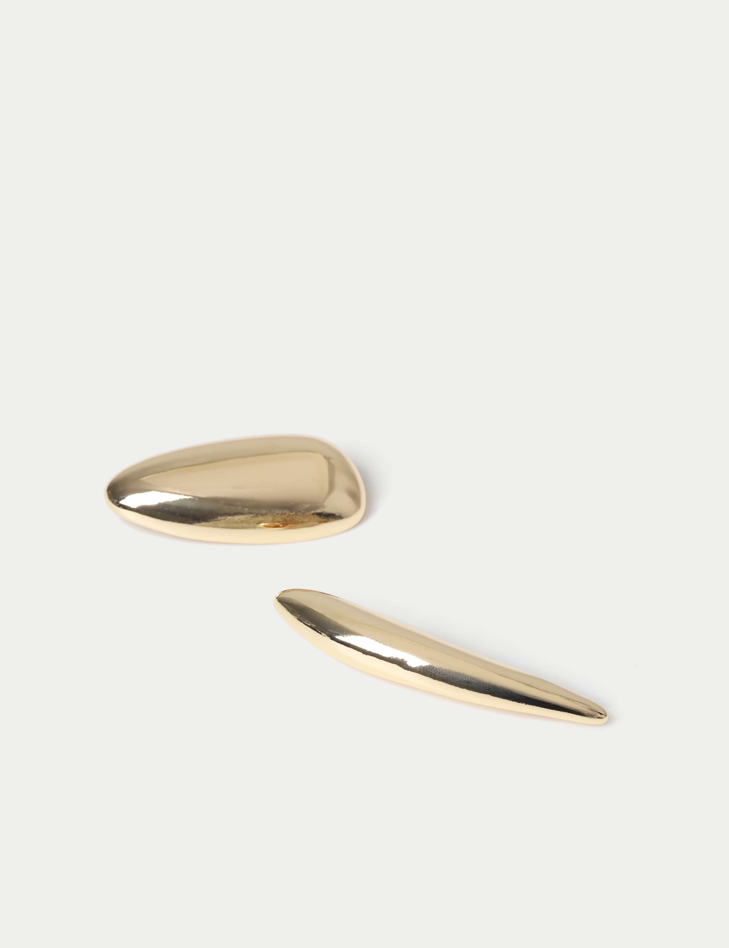 2 Pack Gold Tone Clean Dome Brooch 2 of 2