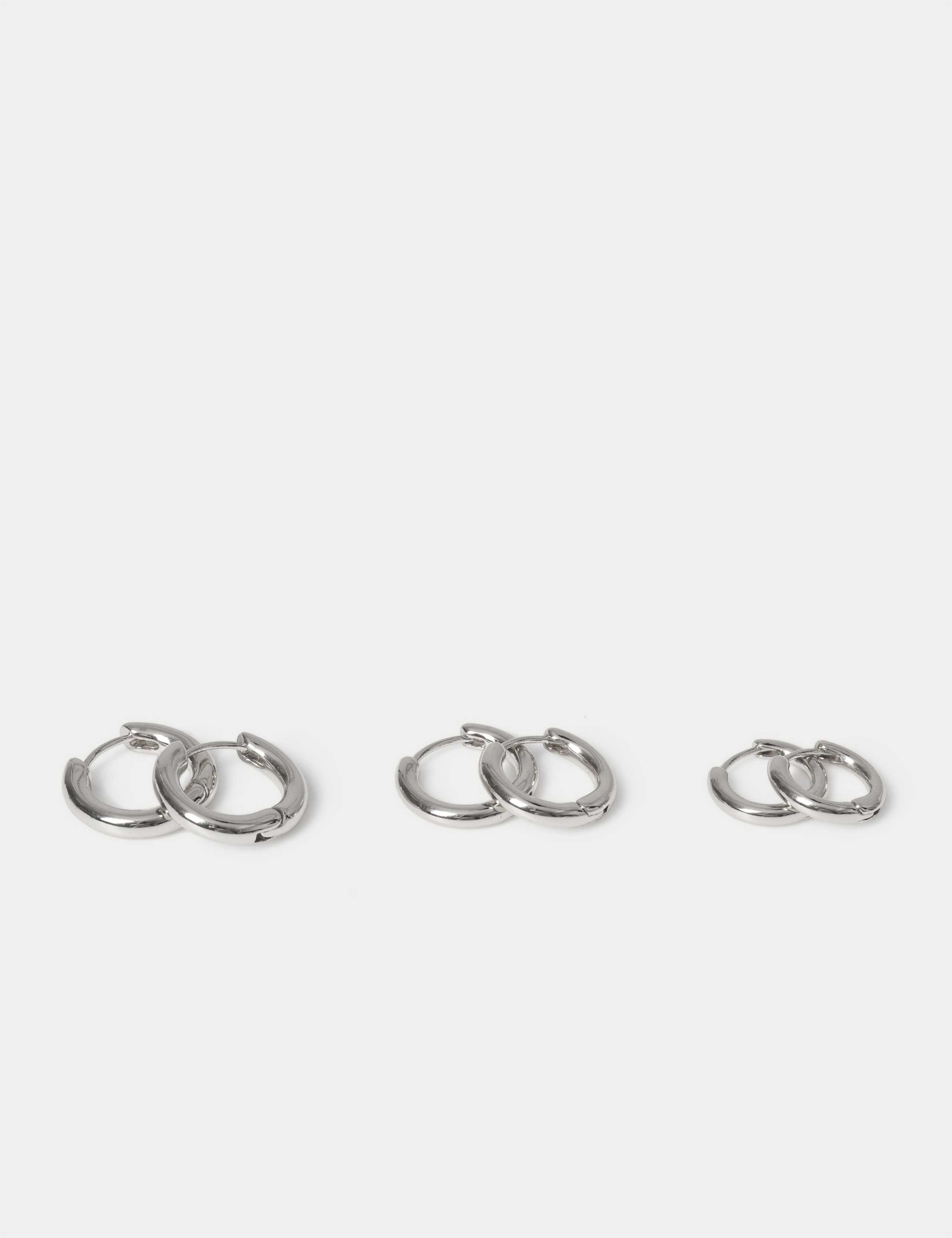 3 Pack Mini Trio Hoop Earrings 2 of 2