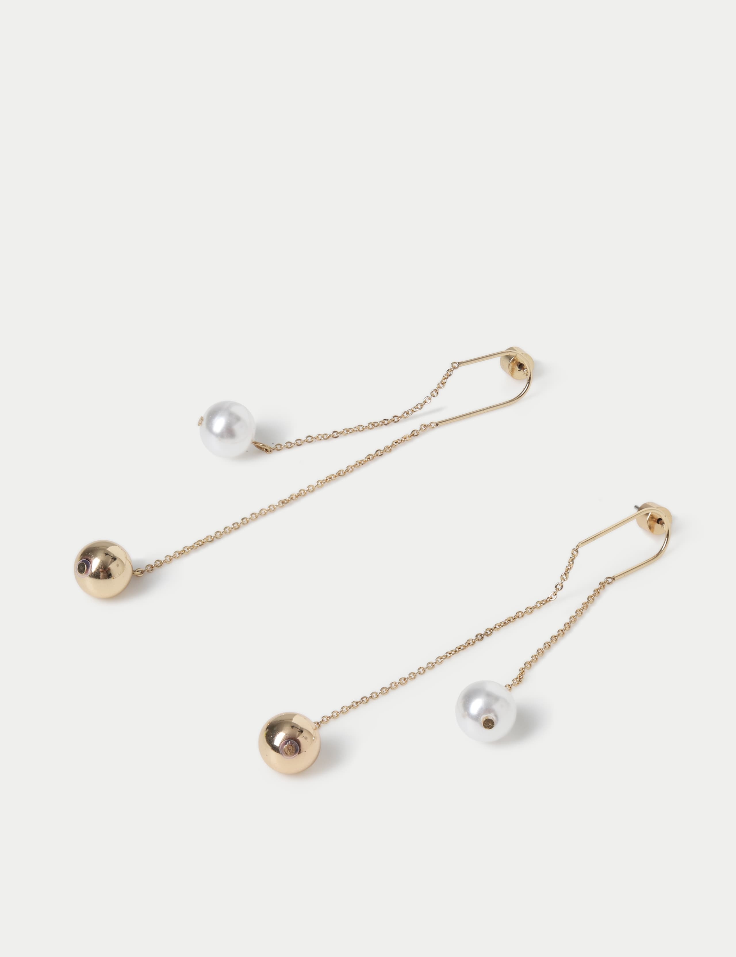 Double Sphere Drop Earrings 2 of 2