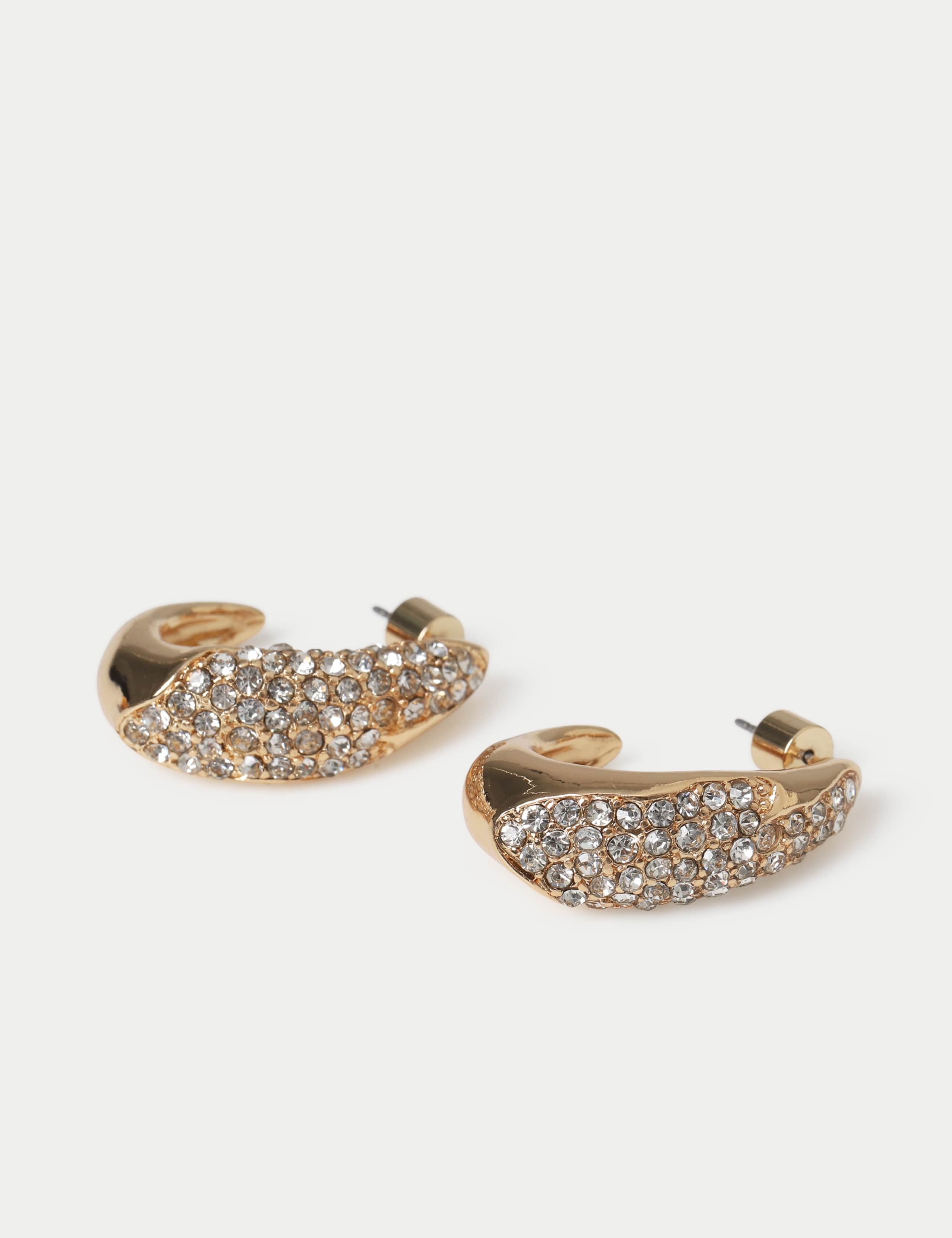 Molten Edge Hoop Earrings 2 of 2