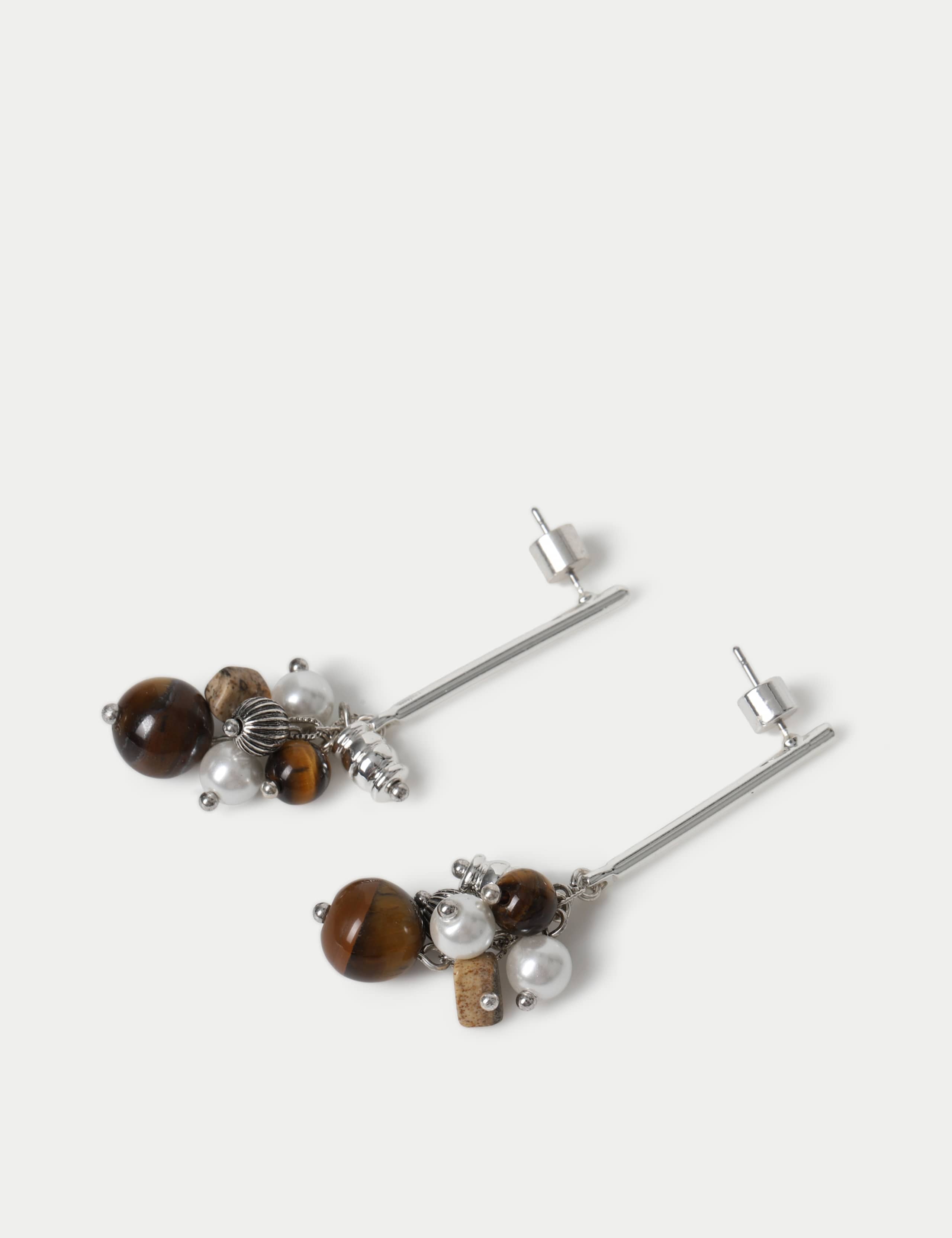 Mixed Media Drop Earrings 2 of 2
