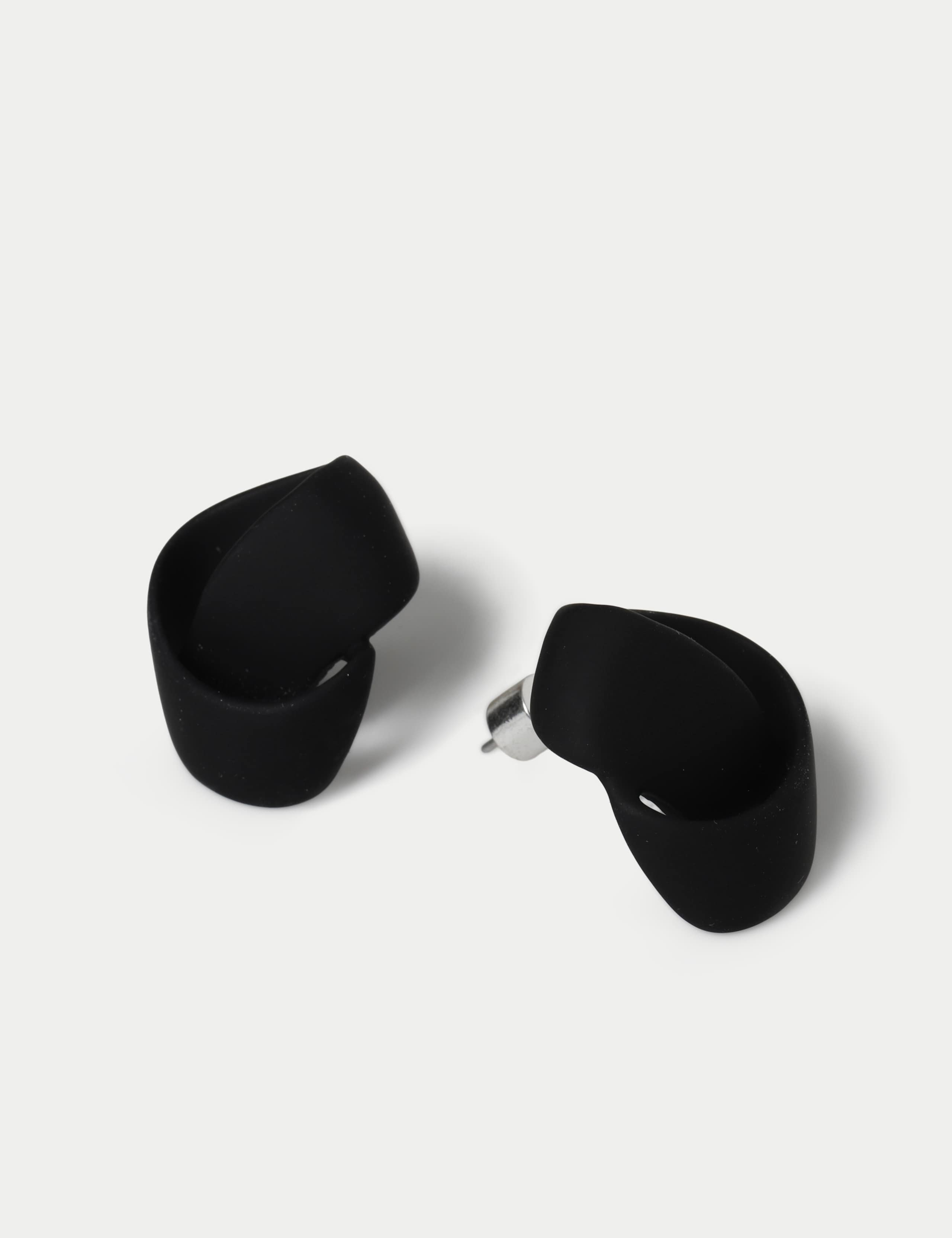 Powdercoat Swirl Stud Earrings 2 of 2