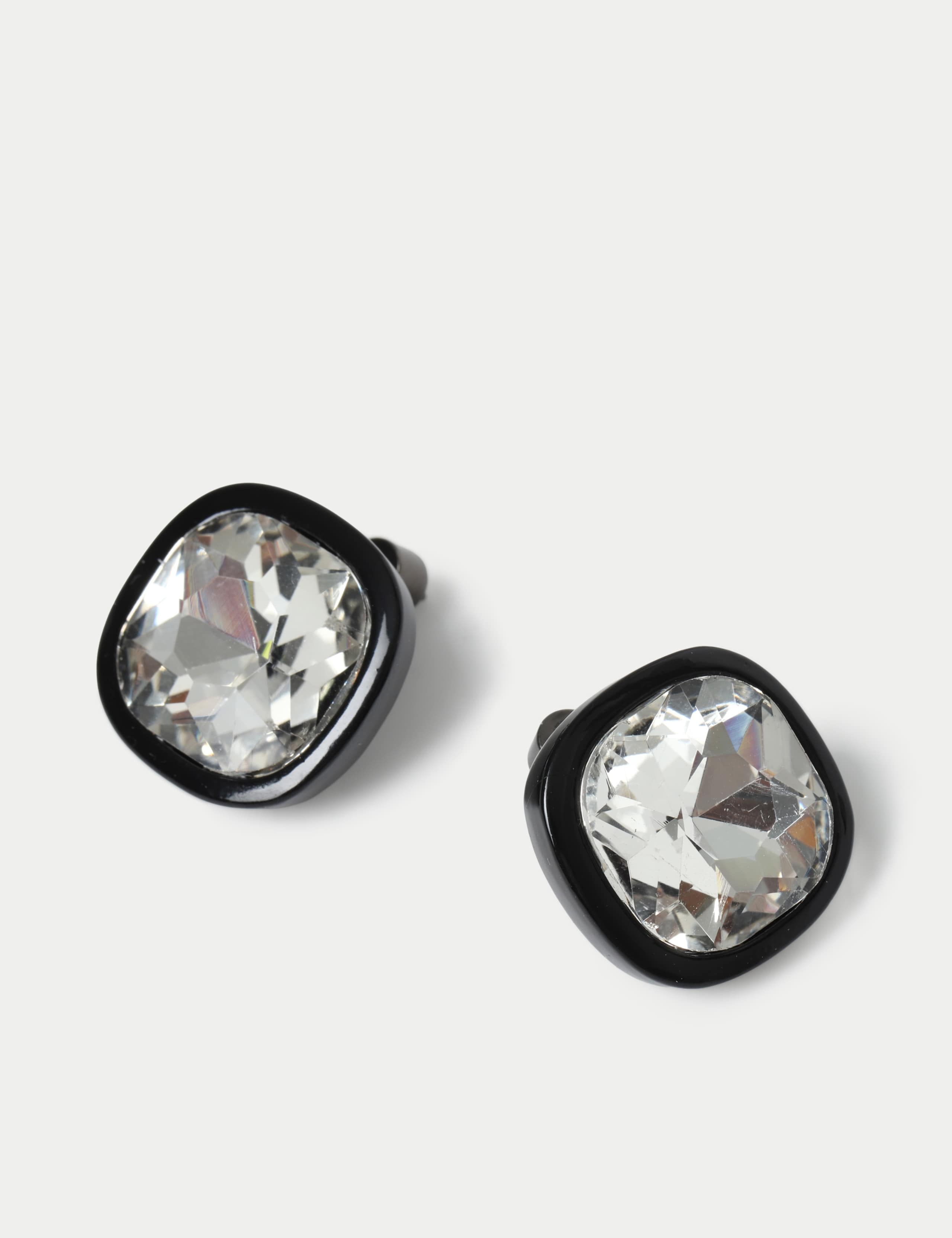 Large Crystal Stud Earrings 2 of 2