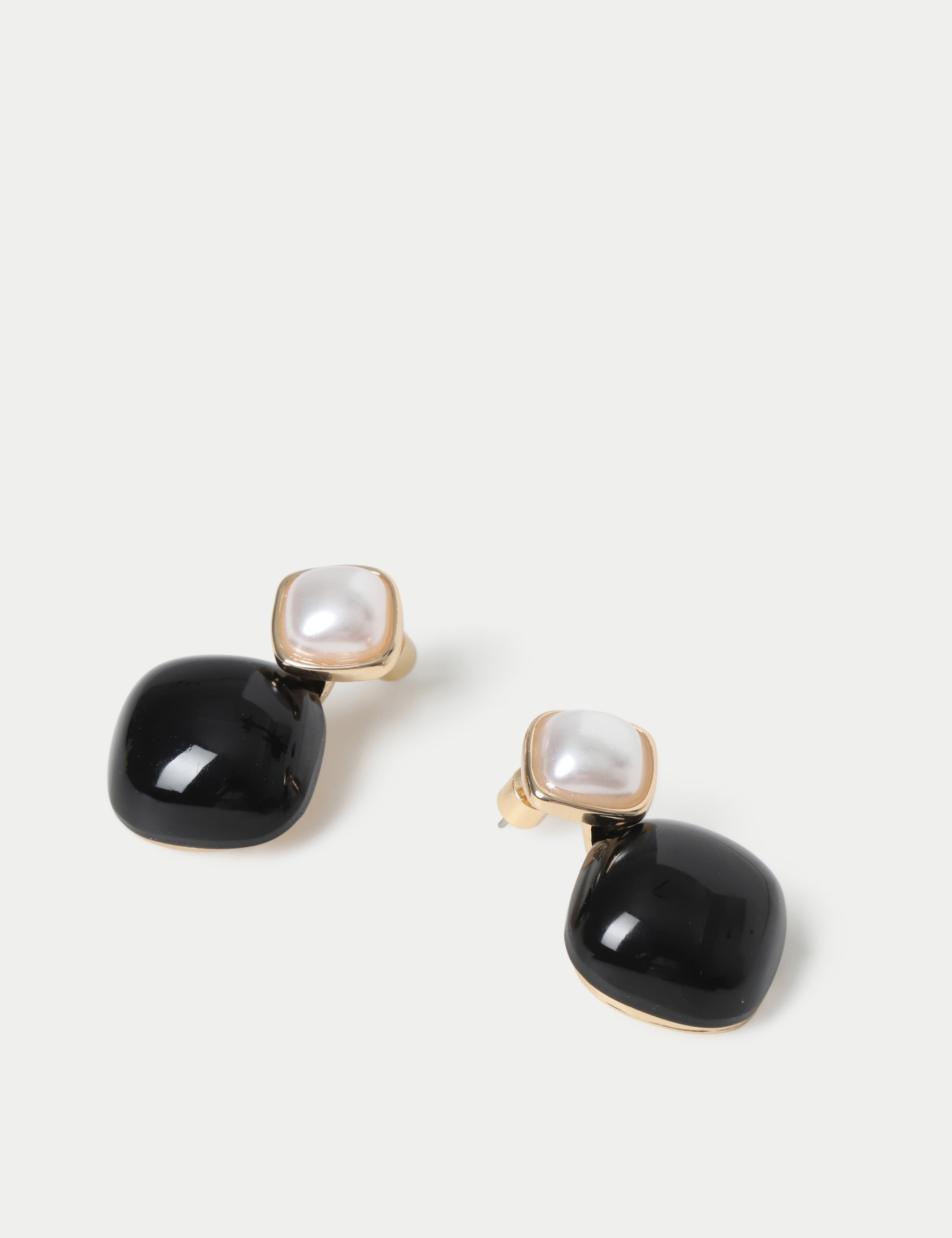 Diamond Resin Drop Earrings 2 of 2