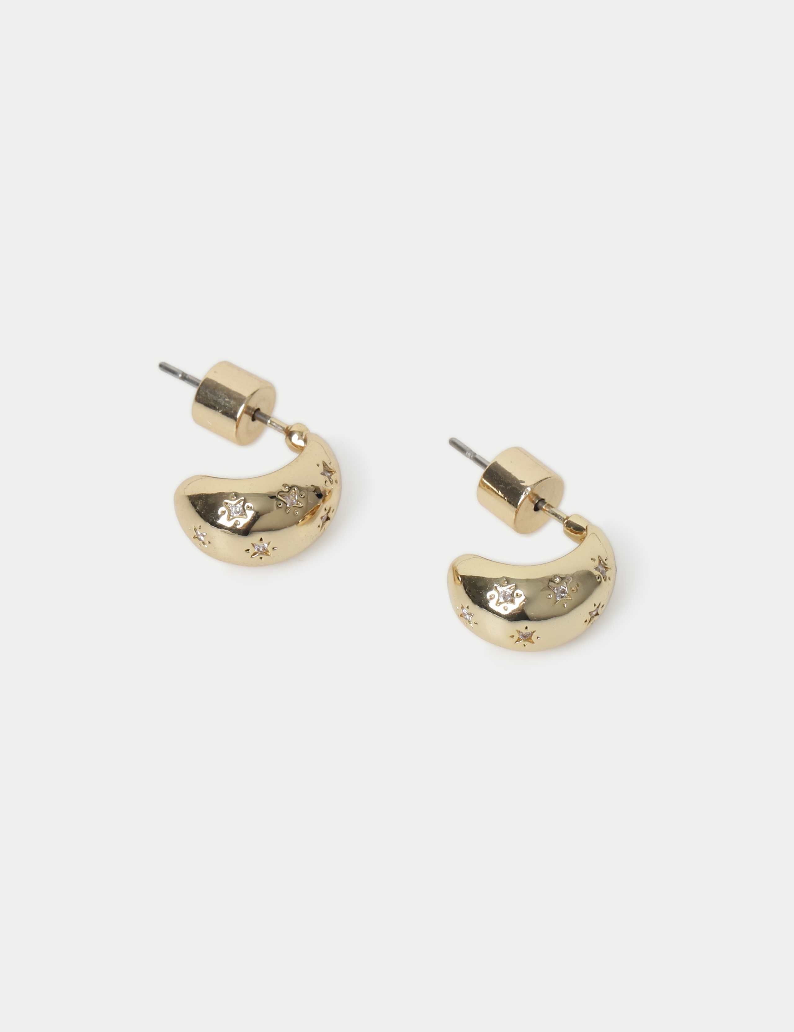 14ct Gold Plated Celestial Earrings 2 of 2