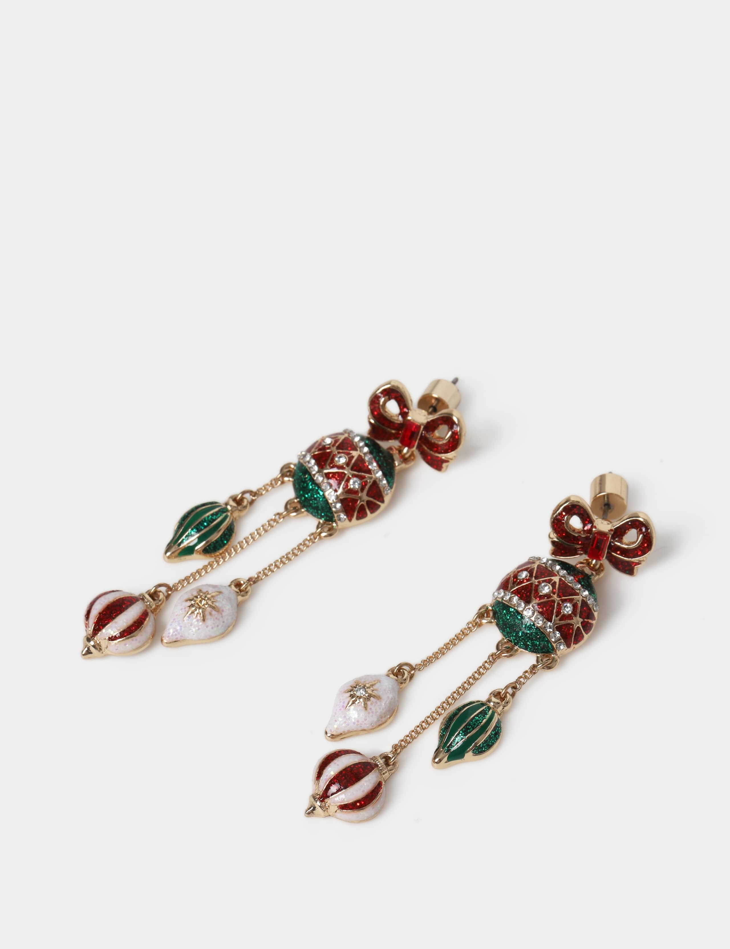 Christmas Bauble Drop Earrings 2 of 2