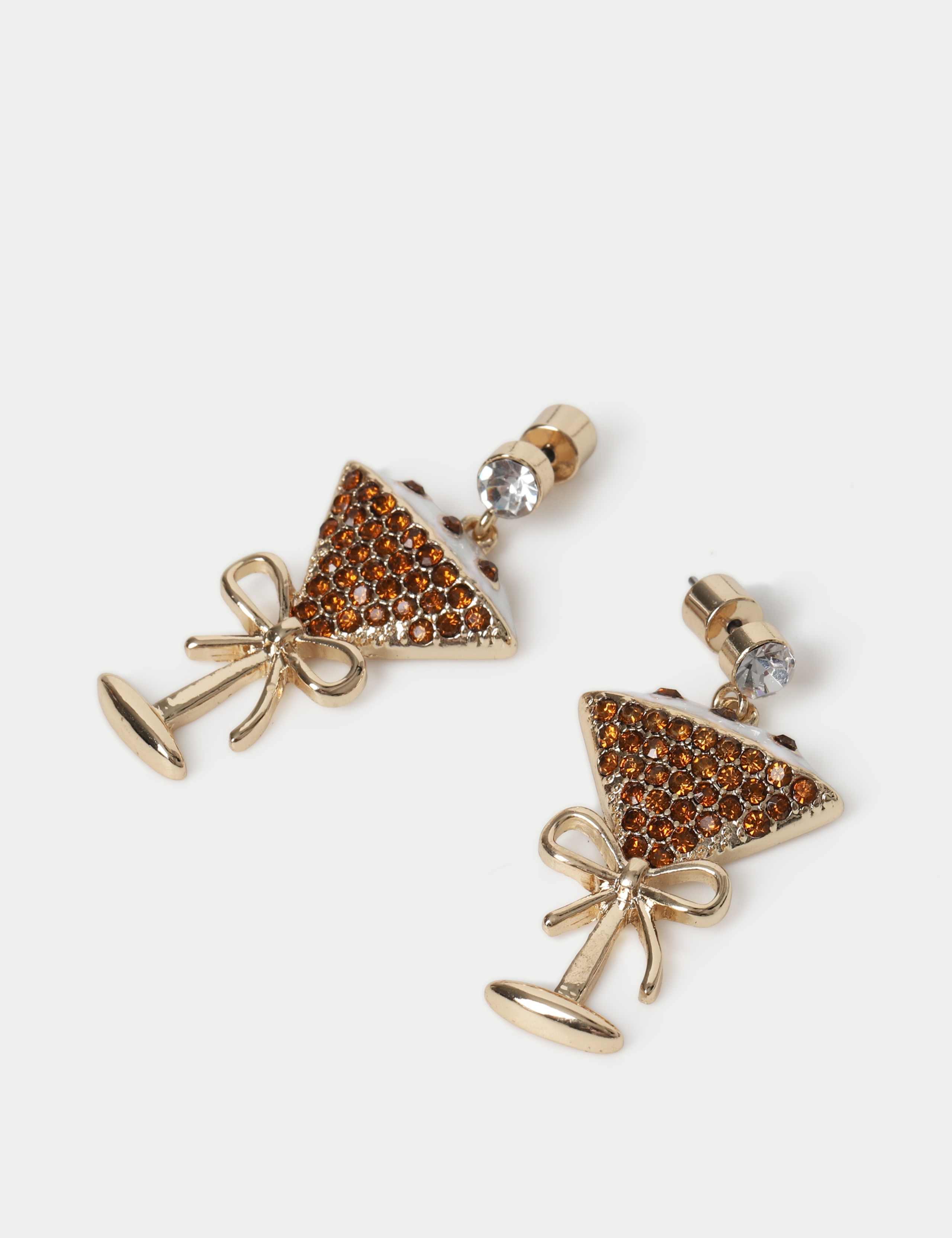 Christmas Espresso Cocktail Earrings 2 of 2