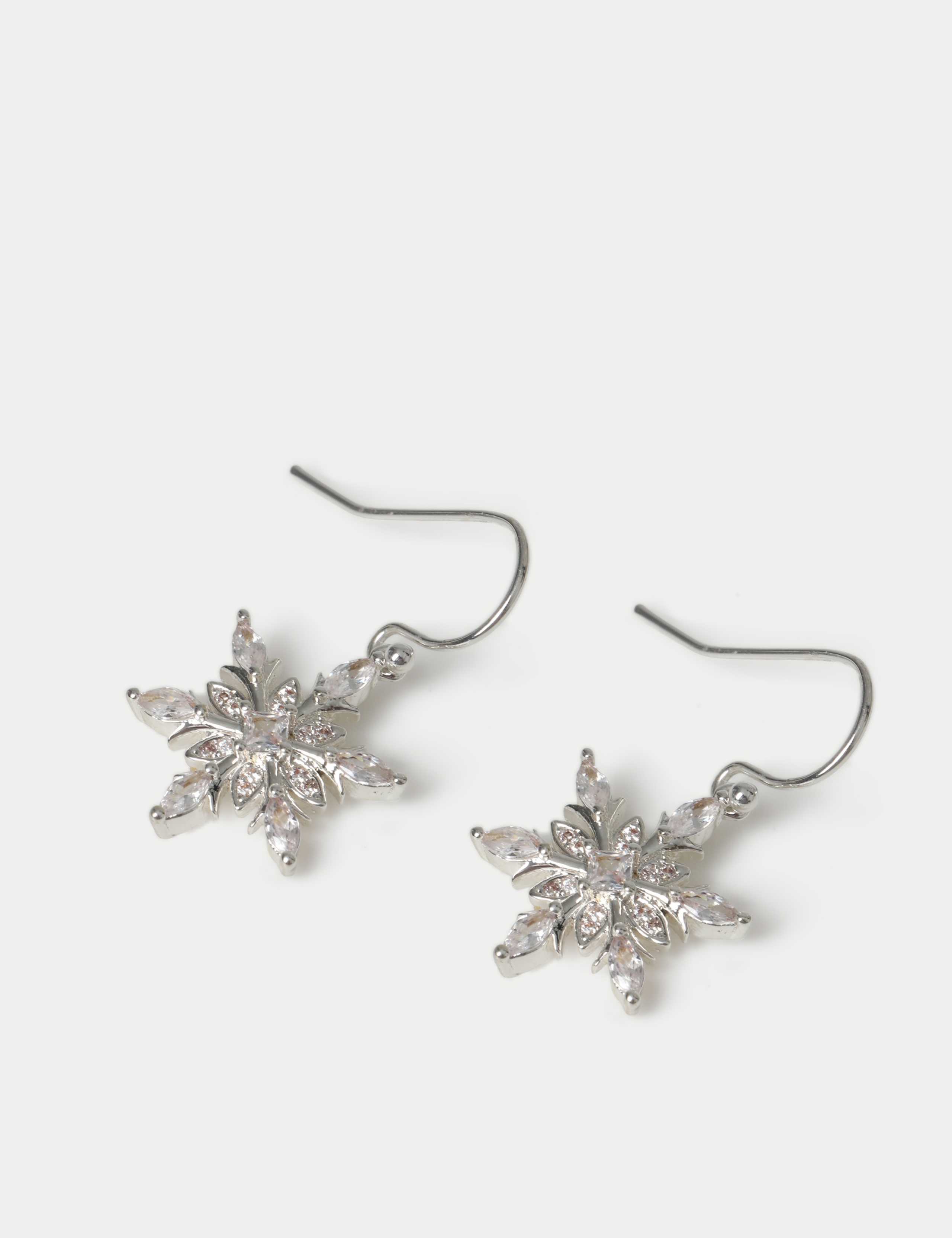 Christmas Snowflake Cyrstal Earrings 2 of 2