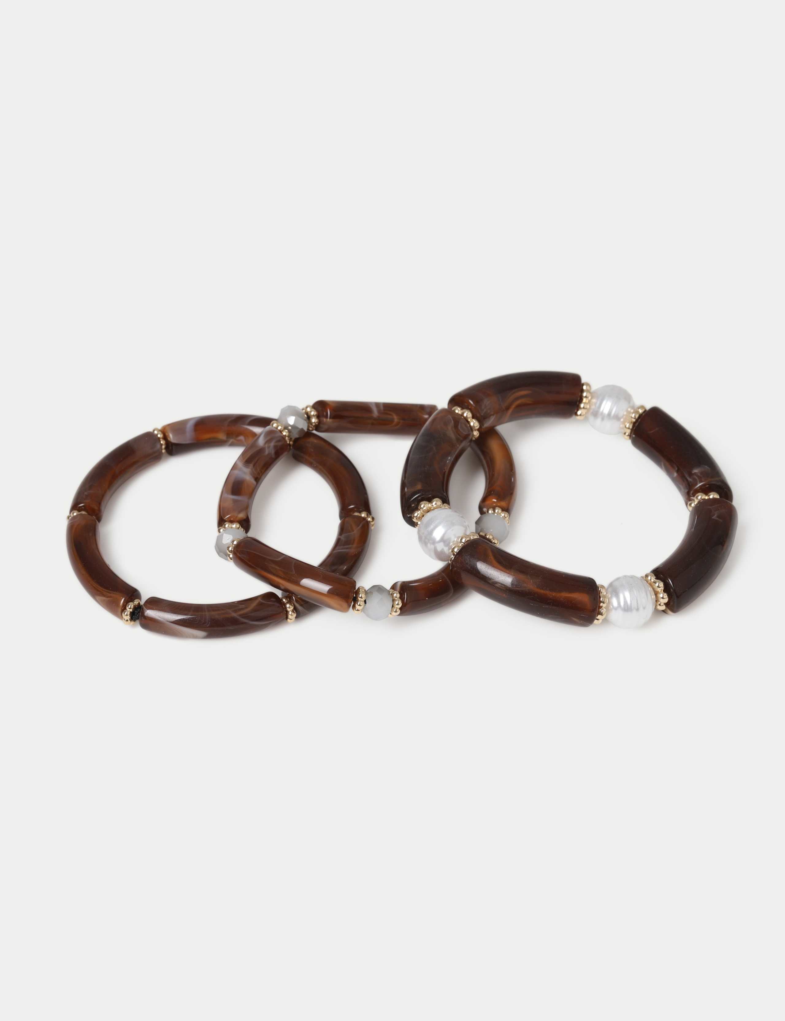 3 Pack Resin Beads Bracelets 2 of 2