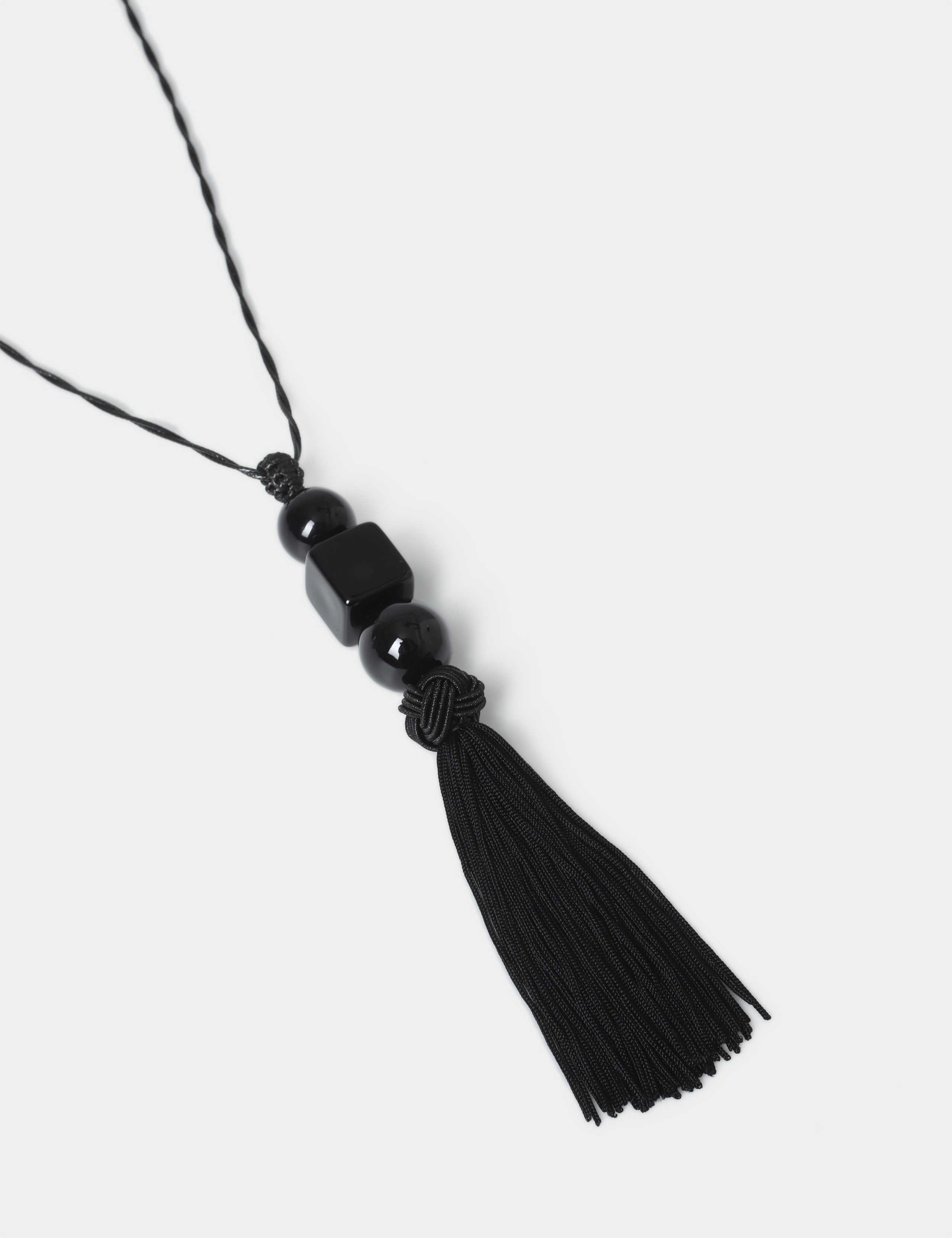 Long Pebble Bead Necklace 2 of 2