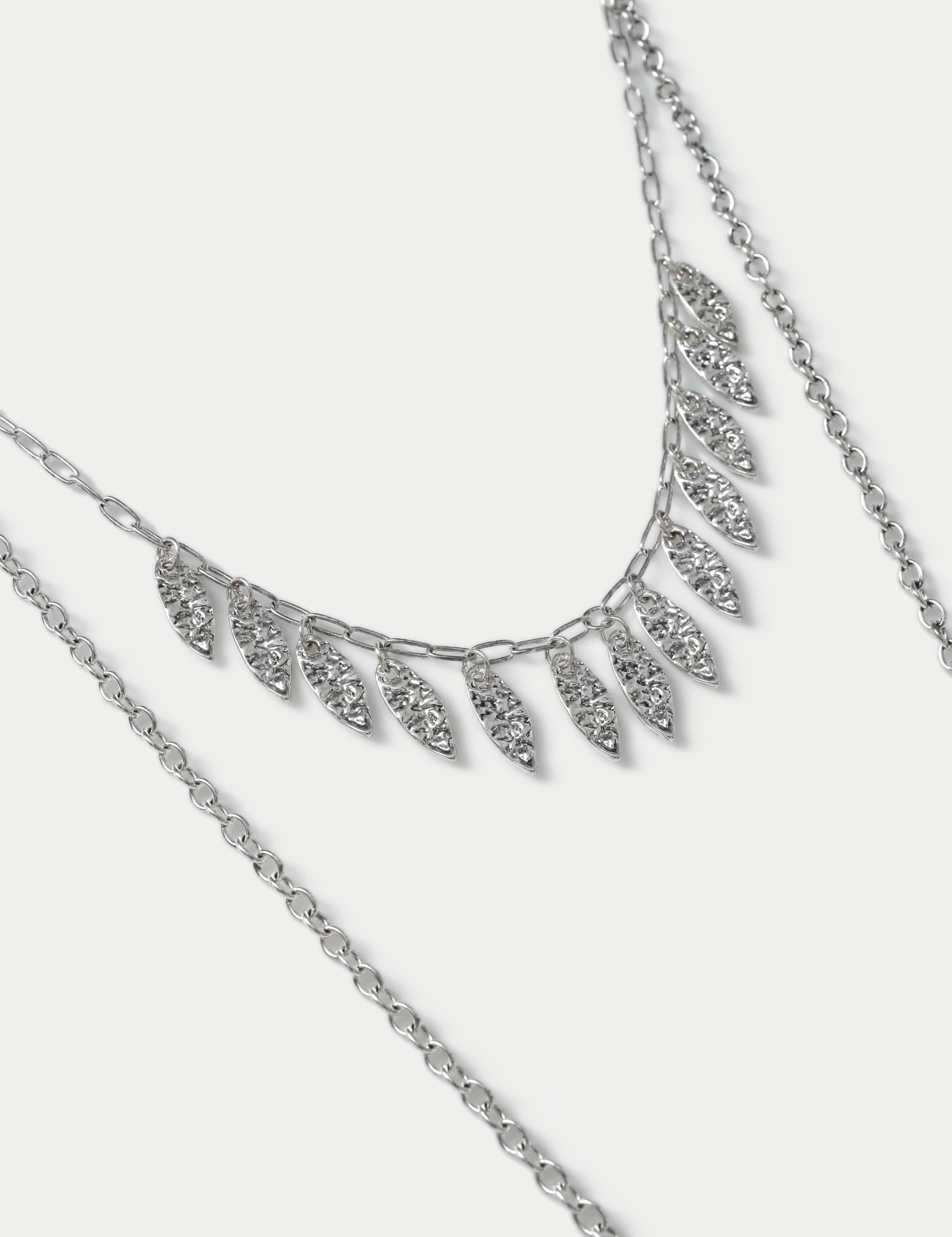 Multirow Tassel and Charm Necklace 2 of 3