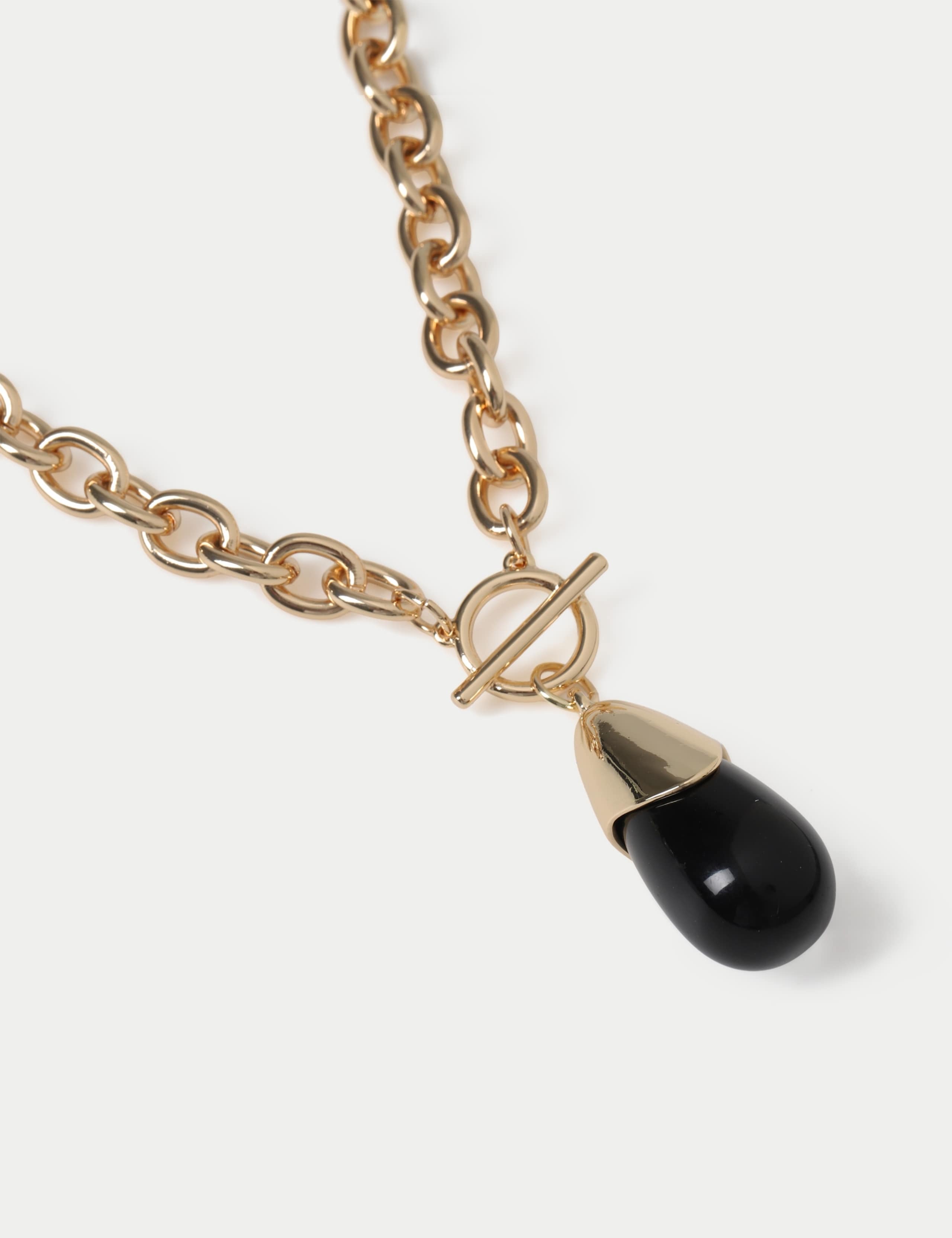 Tear Pendant Drop Necklace 2 of 2